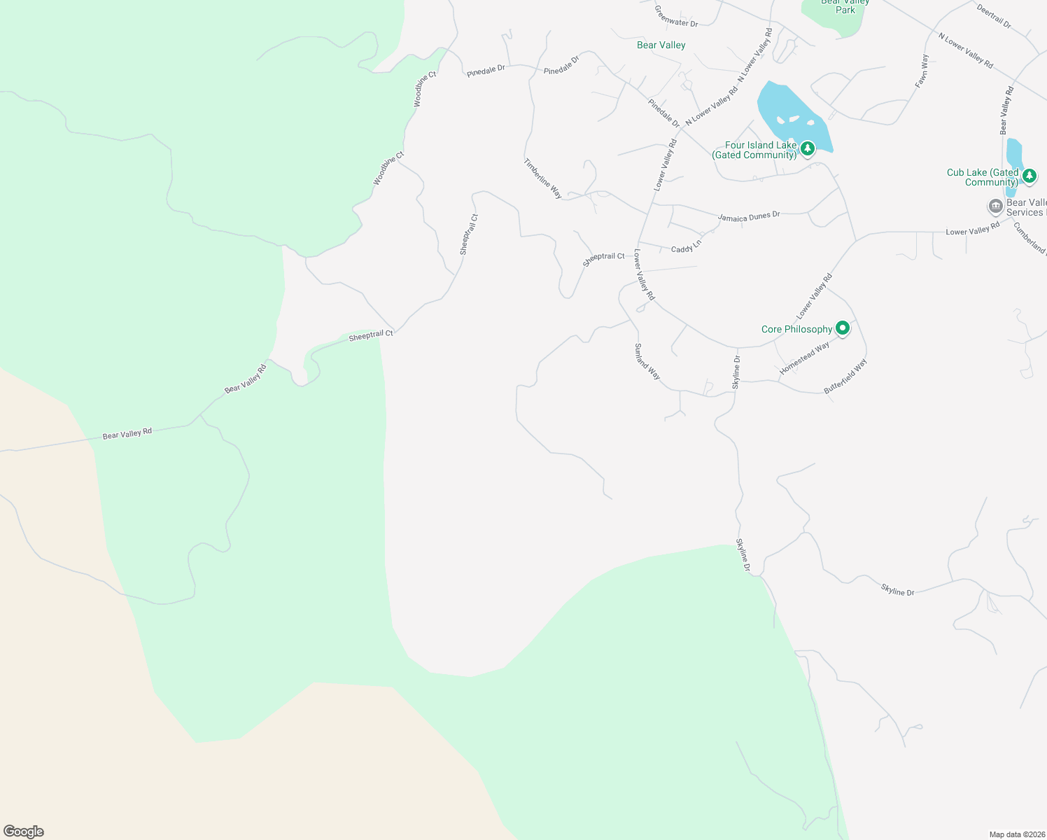 map of restaurants, bars, coffee shops, grocery stores, and more near 30620 Fox Ridge Court in Tehachapi