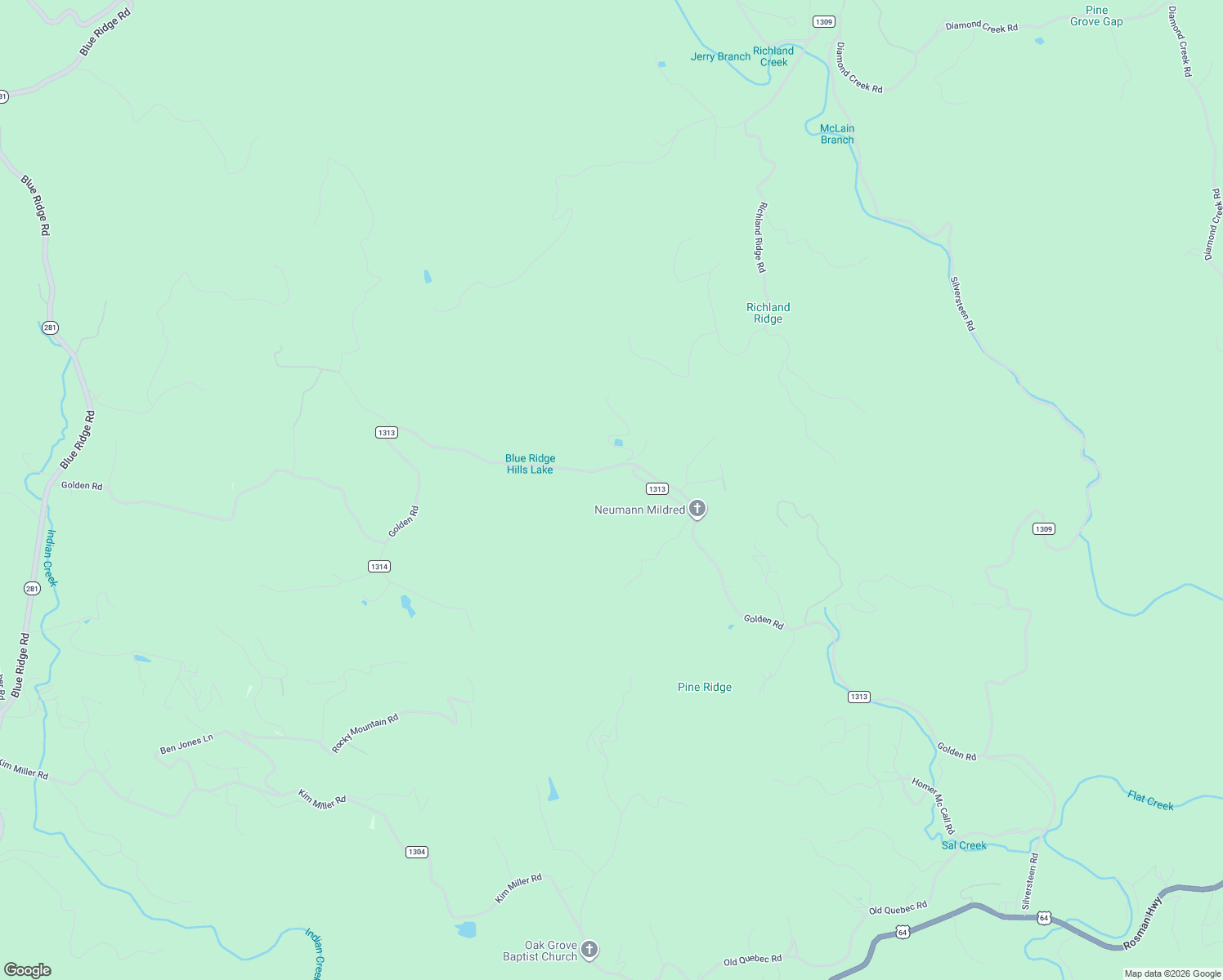 map of restaurants, bars, coffee shops, grocery stores, and more near 1596 State Road 1313 in Lake Toxaway