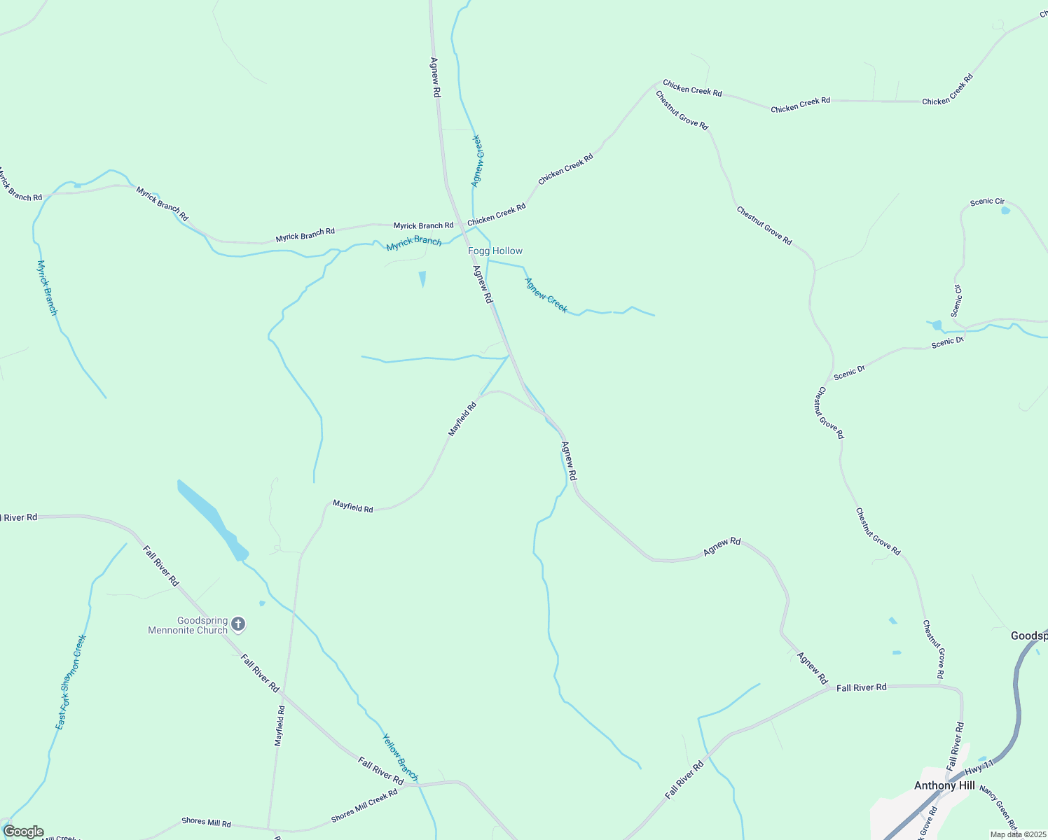 map of restaurants, bars, coffee shops, grocery stores, and more near 130 Mayfield Road in Pulaski