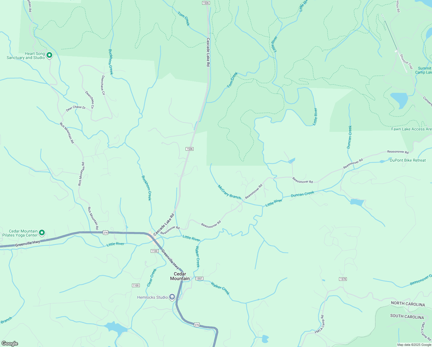 map of restaurants, bars, coffee shops, grocery stores, and more near in Cedar Mountain