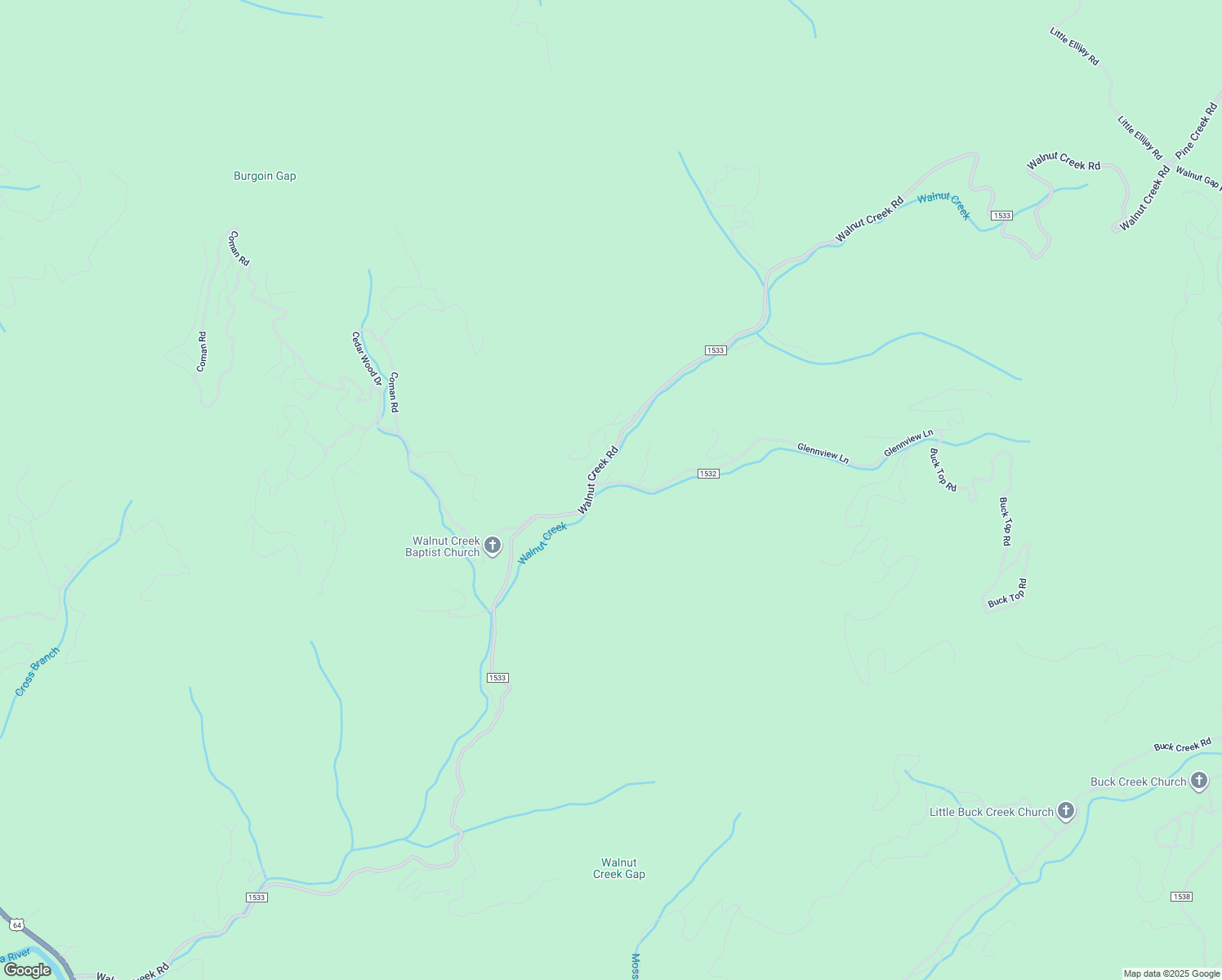 map of restaurants, bars, coffee shops, grocery stores, and more near Glennview Lane in Franklin