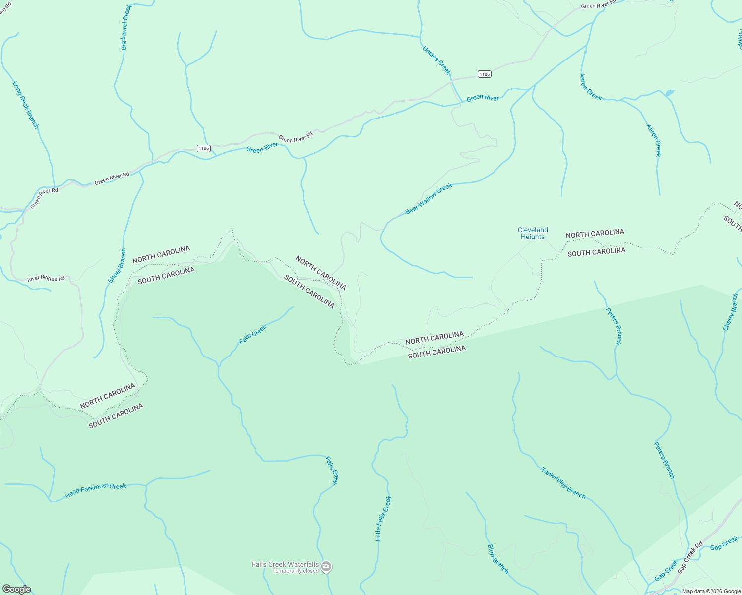 map of restaurants, bars, coffee shops, grocery stores, and more near 140 Rhetts Ridge Rd in Zirconia