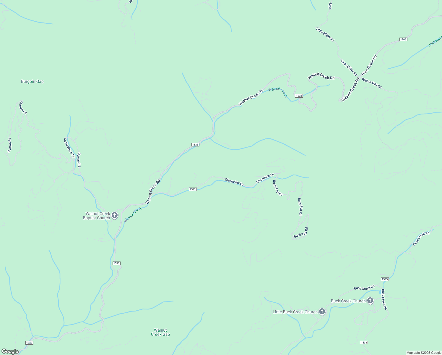 map of restaurants, bars, coffee shops, grocery stores, and more near Glennview Lane in Franklin