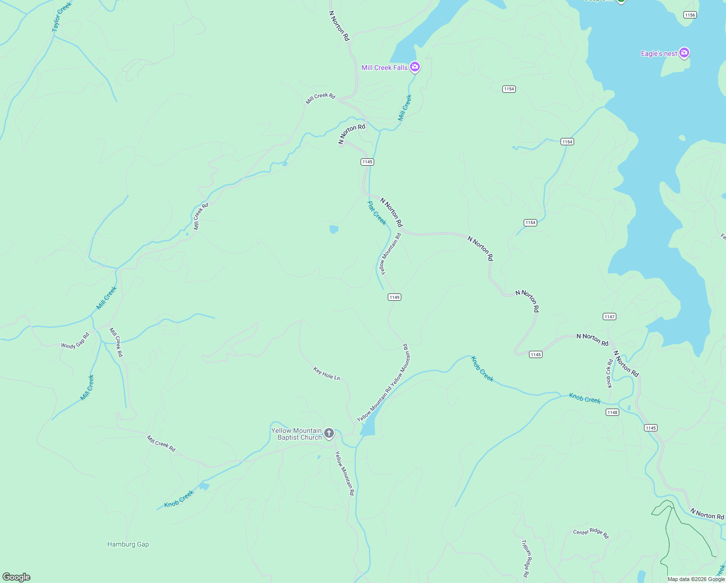 map of restaurants, bars, coffee shops, grocery stores, and more near 147 Moss Cove Road in Cullowhee