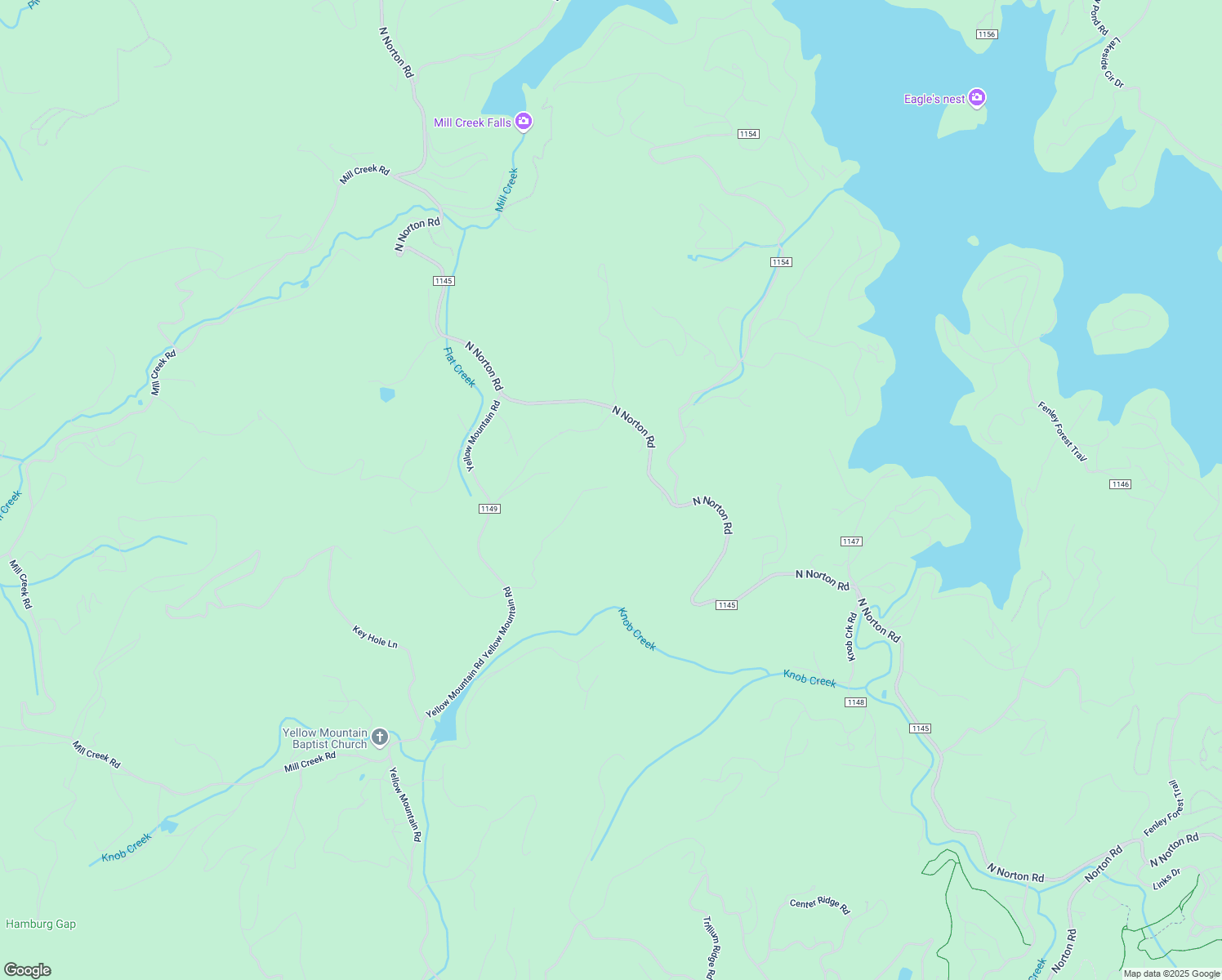 map of restaurants, bars, coffee shops, grocery stores, and more near 3576 Yellow Mountain Road in Cullowhee