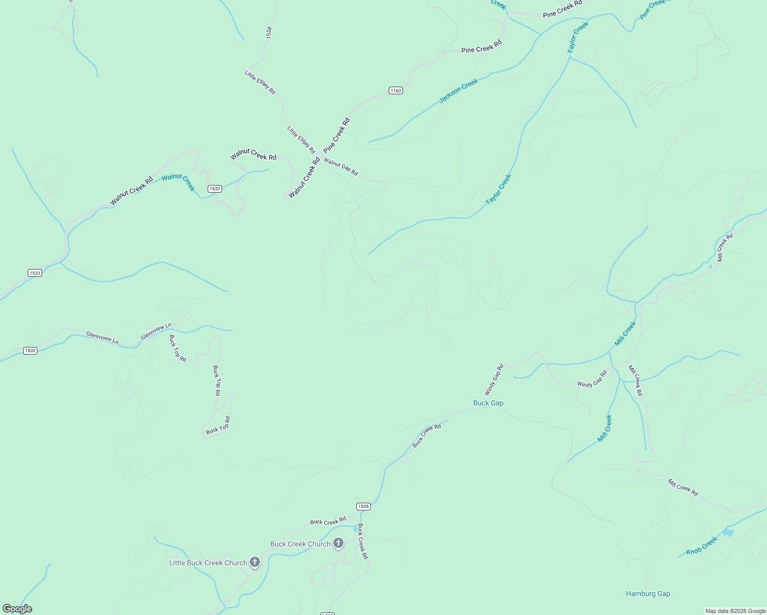 map of restaurants, bars, coffee shops, grocery stores, and more near 7 Cats Paw Road in Cullowhee