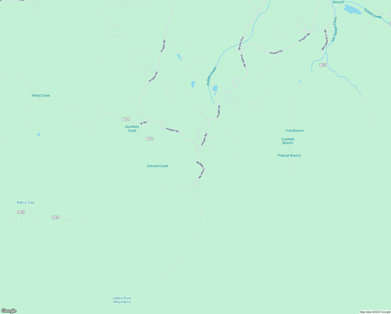 map of restaurants, bars, coffee shops, grocery stores, and more near 128 Phillips Creek Road in Andrews