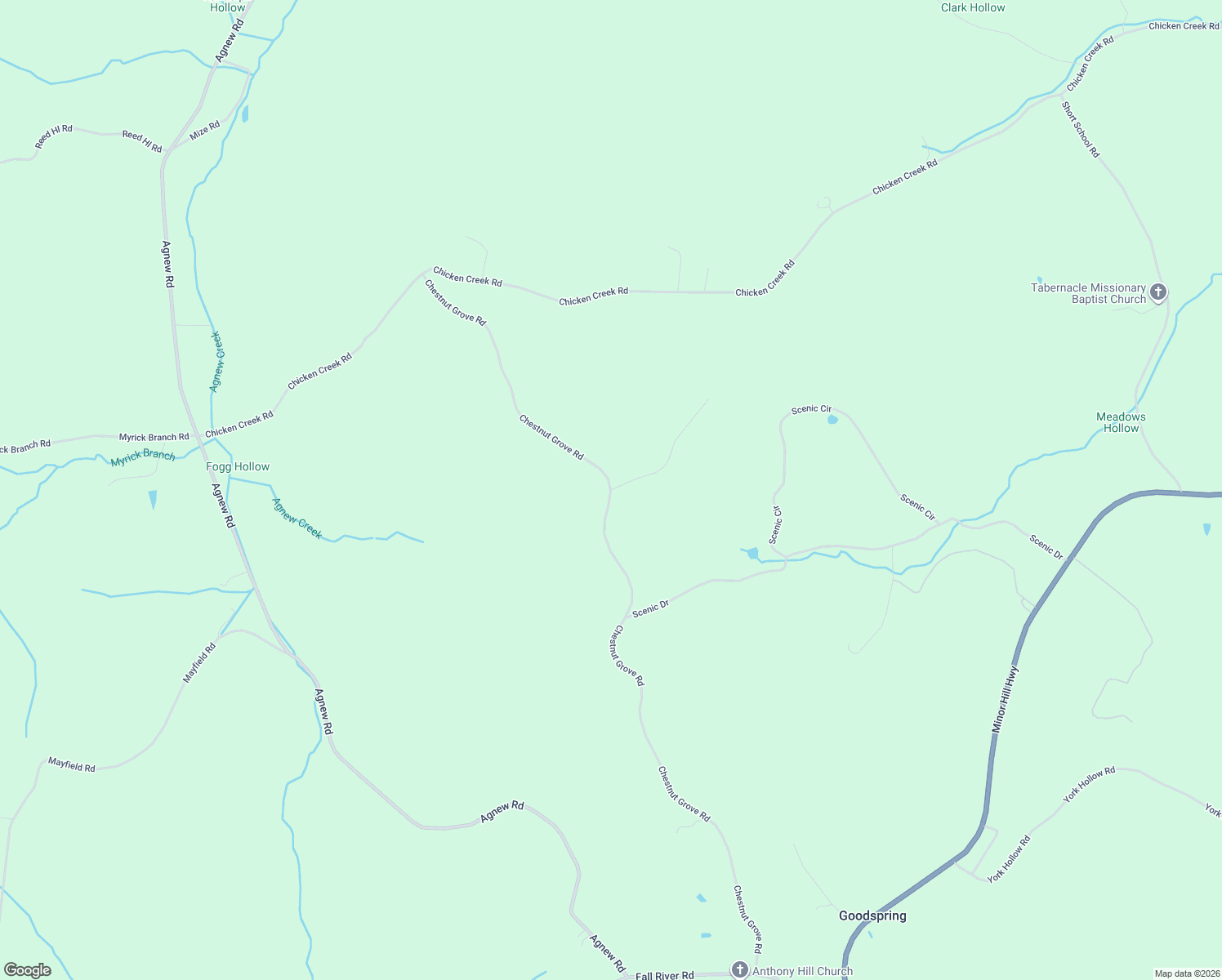 map of restaurants, bars, coffee shops, grocery stores, and more near 601 Chestnut Grove Road in Pulaski