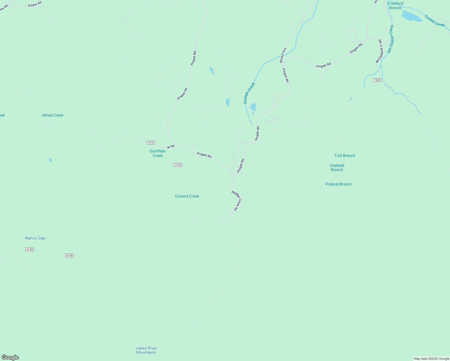 map of restaurants, bars, coffee shops, grocery stores, and more near 128 Phillips Creek Road in Andrews