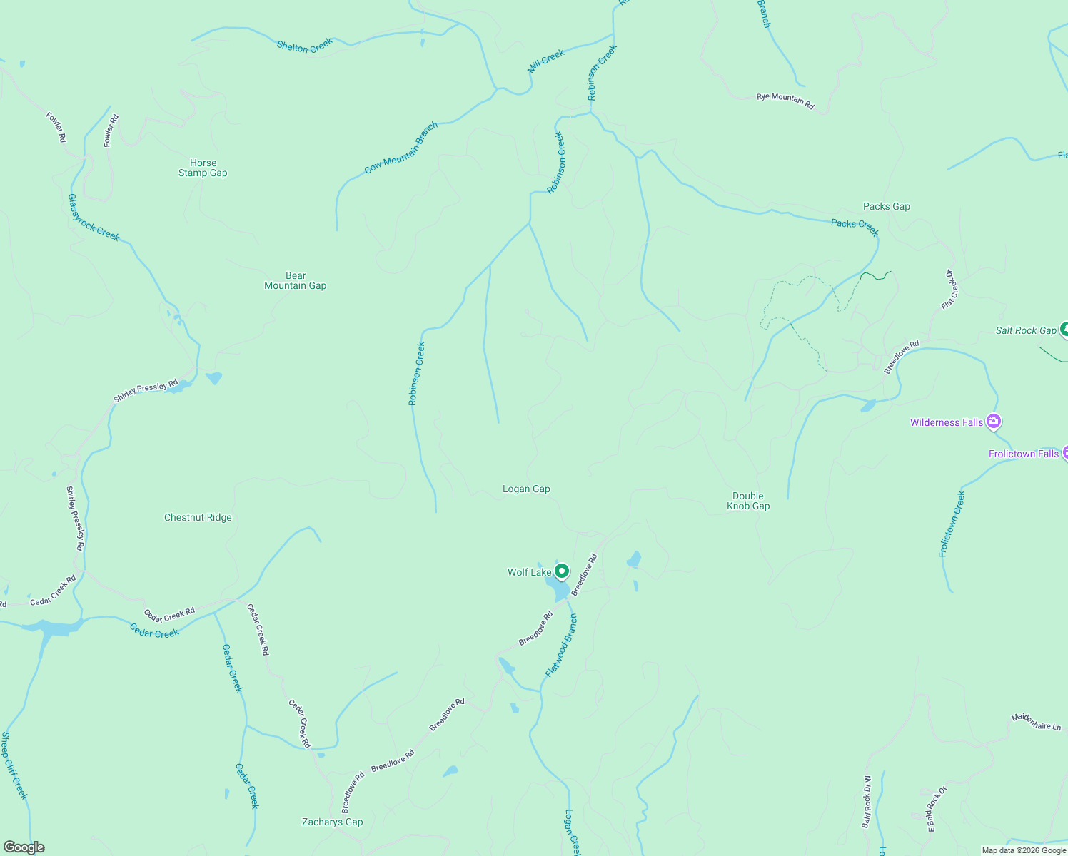 map of restaurants, bars, coffee shops, grocery stores, and more near New Settlers Way in Glenville