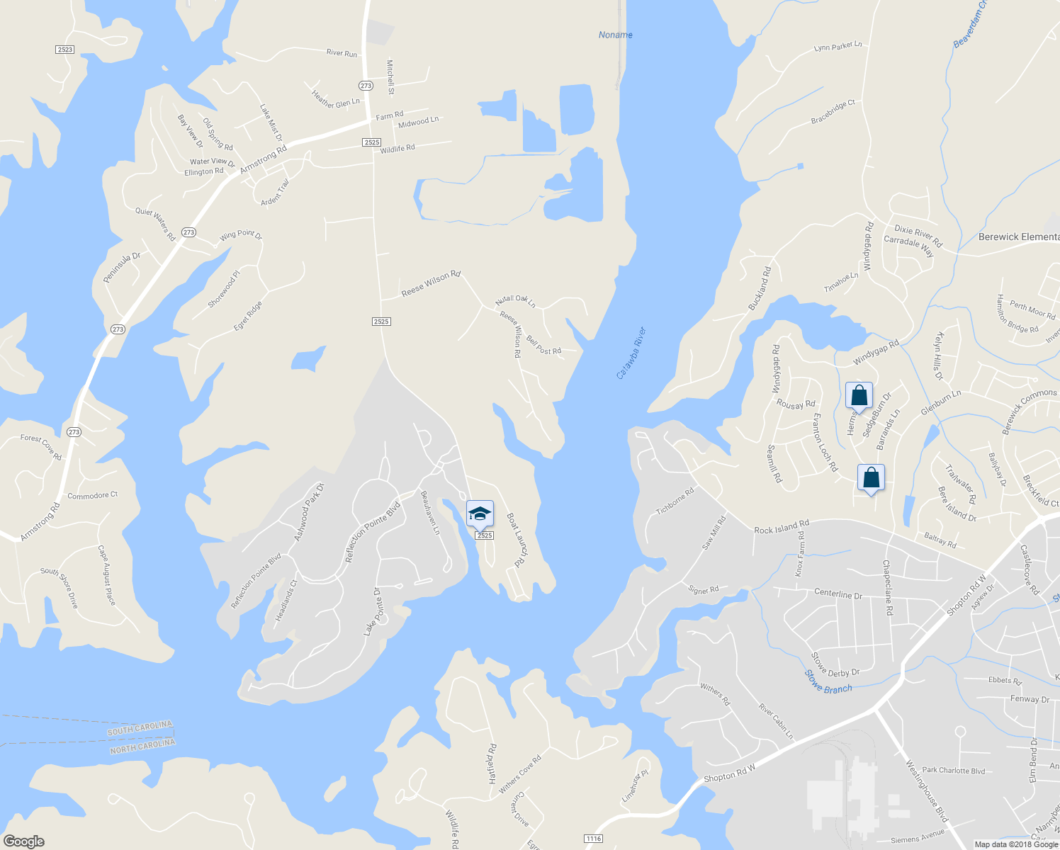 map of restaurants, bars, coffee shops, grocery stores, and more near 406 Reese Wilson Road in Belmont