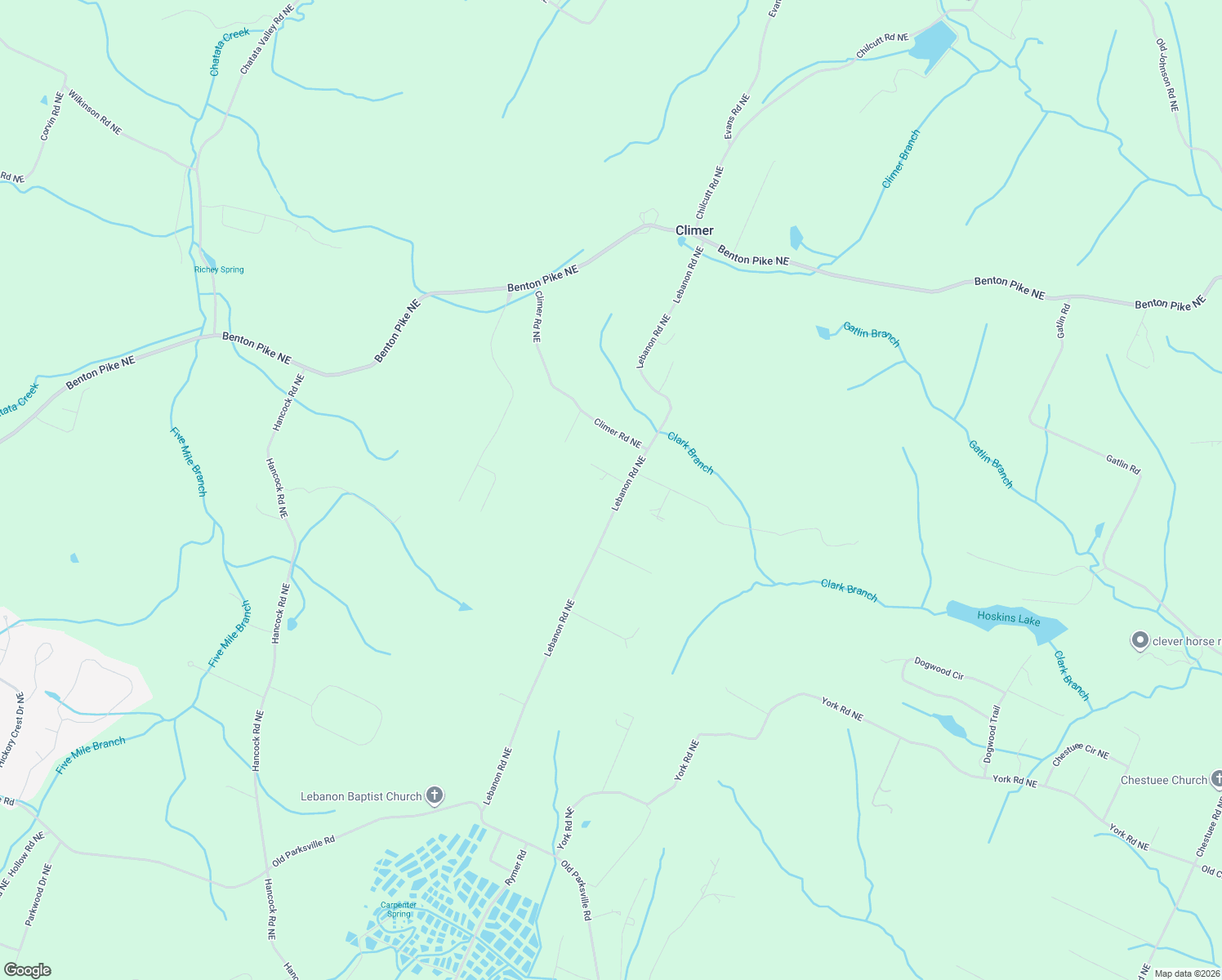 map of restaurants, bars, coffee shops, grocery stores, and more near 641 Lebanon Road Northeast in Cleveland