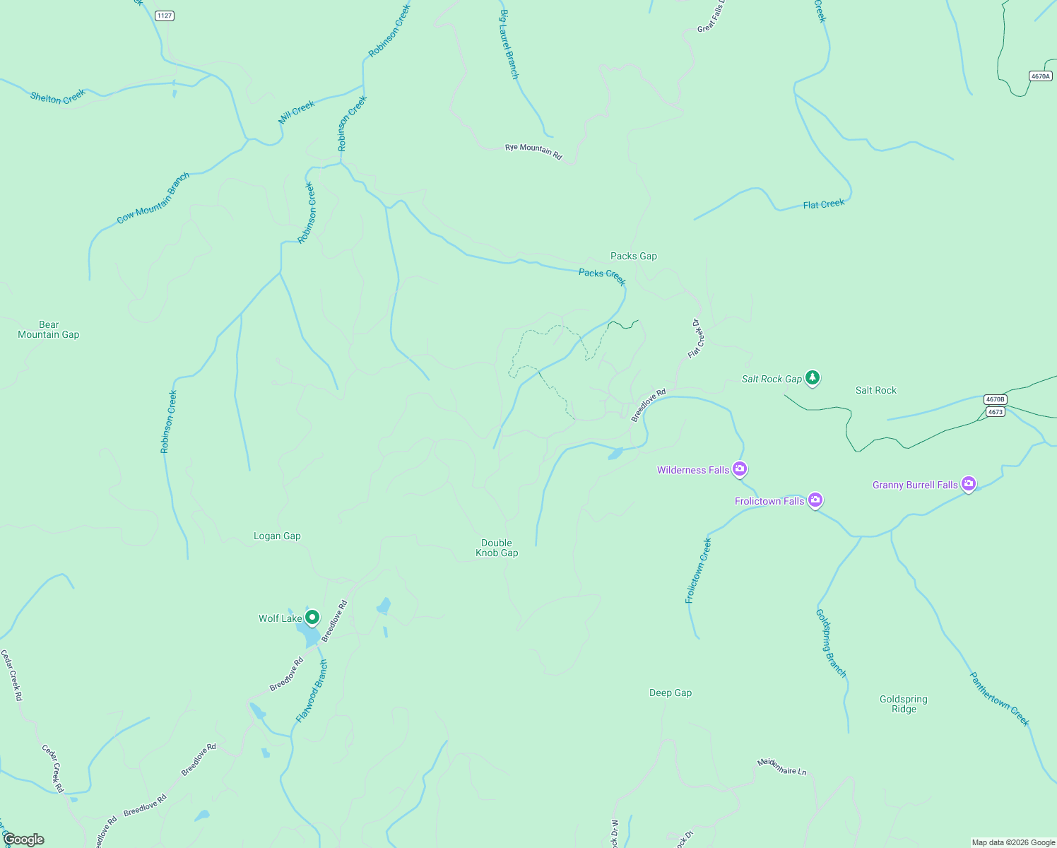 map of restaurants, bars, coffee shops, grocery stores, and more near 2559 Breedlove Road in Glenville