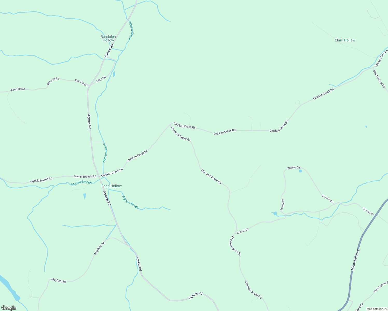 map of restaurants, bars, coffee shops, grocery stores, and more near 685 Chestnut Grove Road in Pulaski