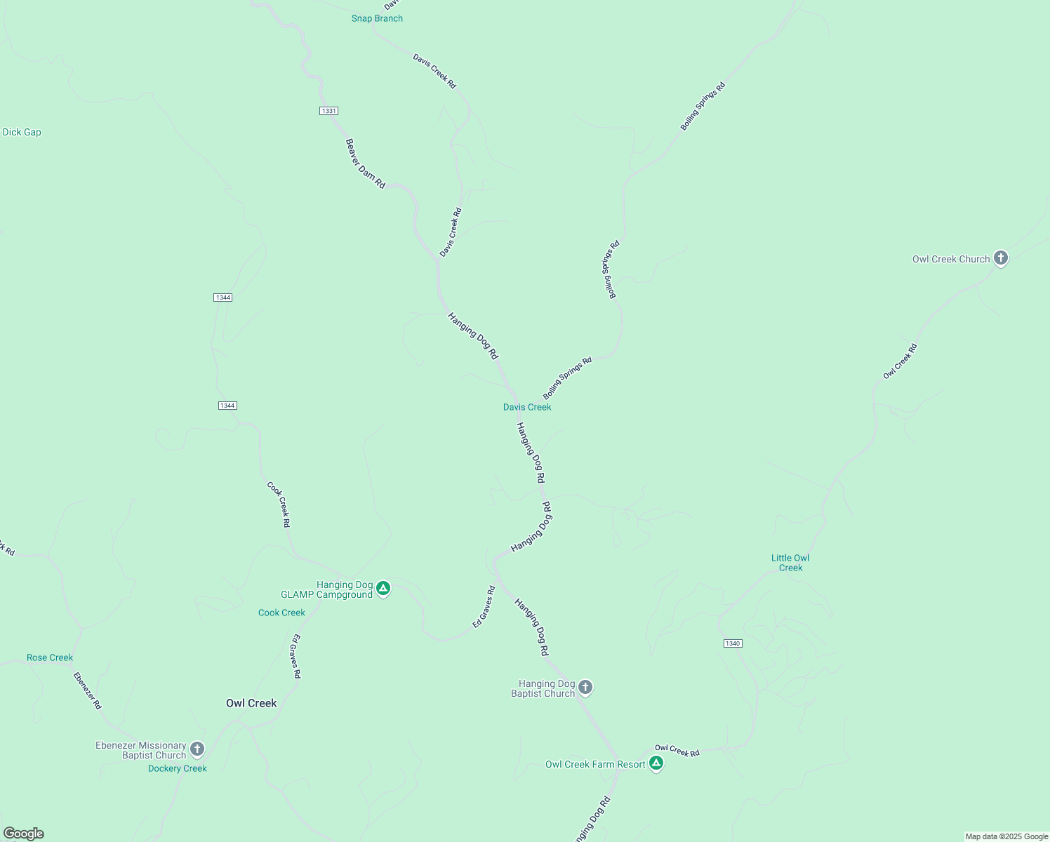 map of restaurants, bars, coffee shops, grocery stores, and more near 4670 Hanging Dog Road in Murphy