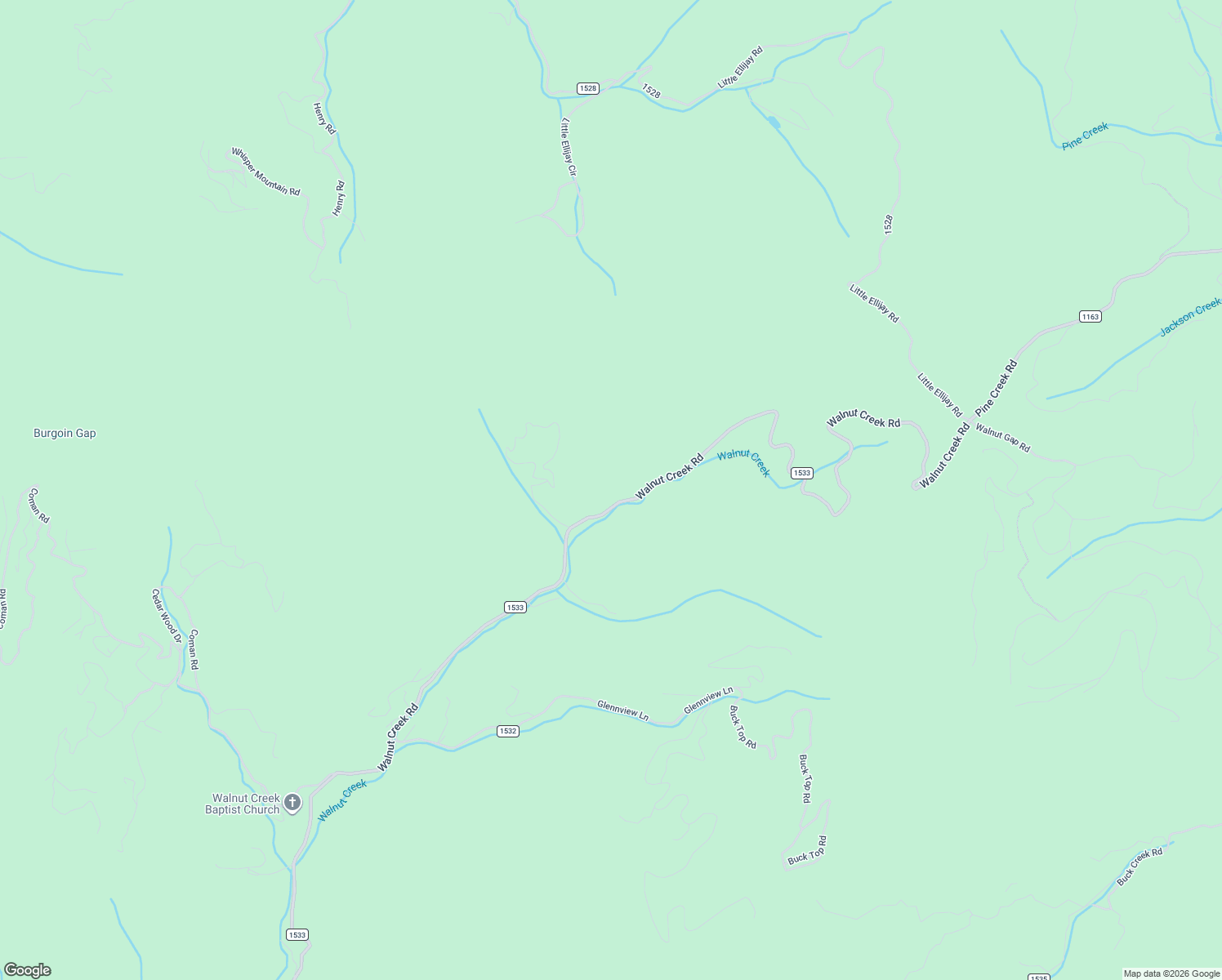 map of restaurants, bars, coffee shops, grocery stores, and more near 3808 Walnut Creek Road in Franklin