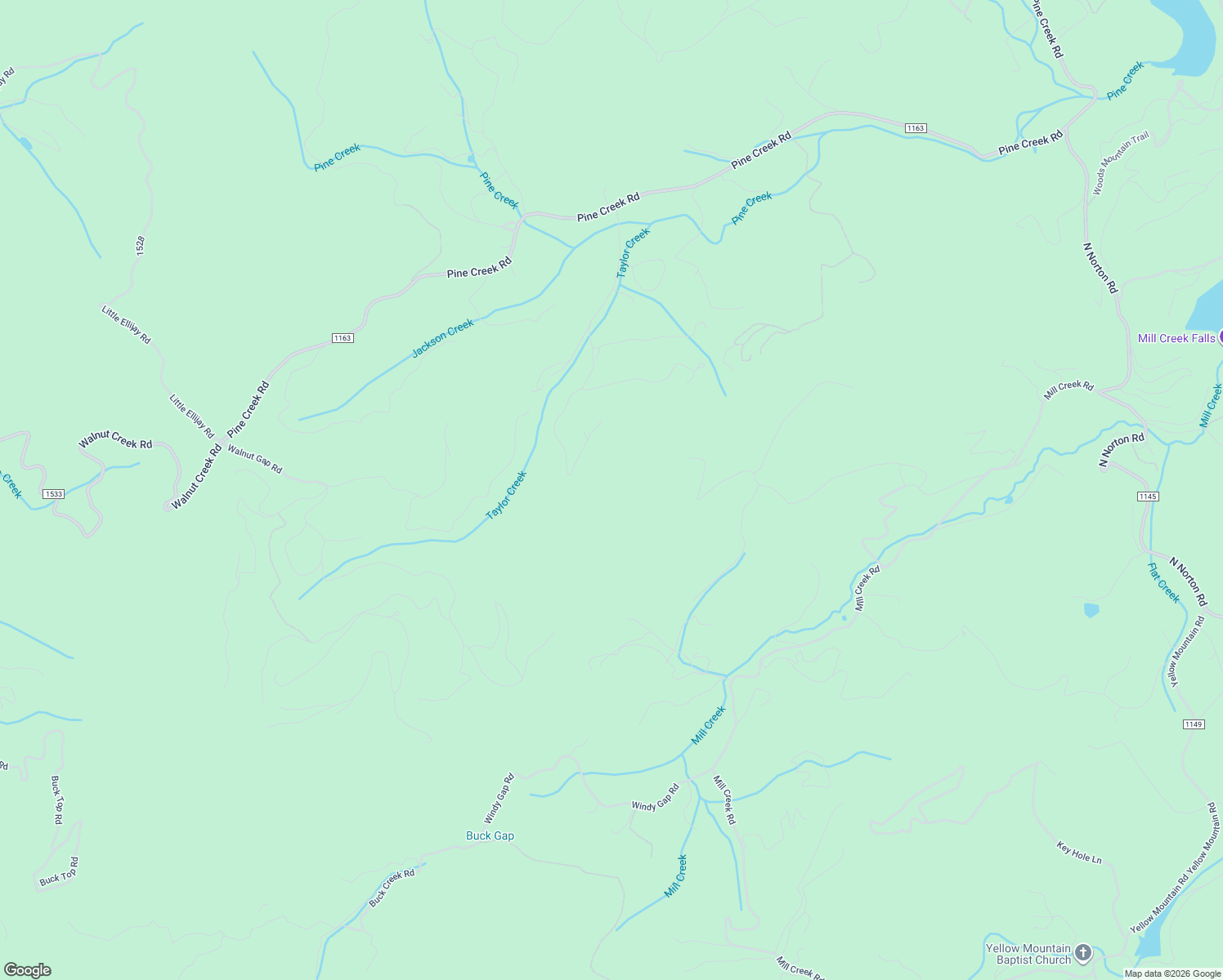 map of restaurants, bars, coffee shops, grocery stores, and more near 920 Taylor Creek Road in Cullowhee