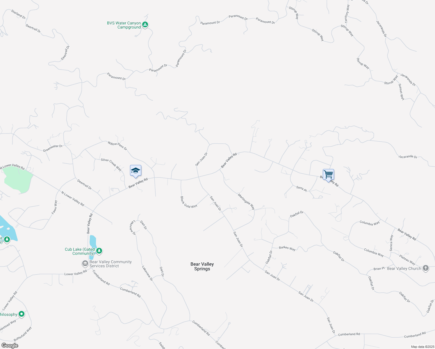 map of restaurants, bars, coffee shops, grocery stores, and more near 27900 Bear Valley Road in Tehachapi