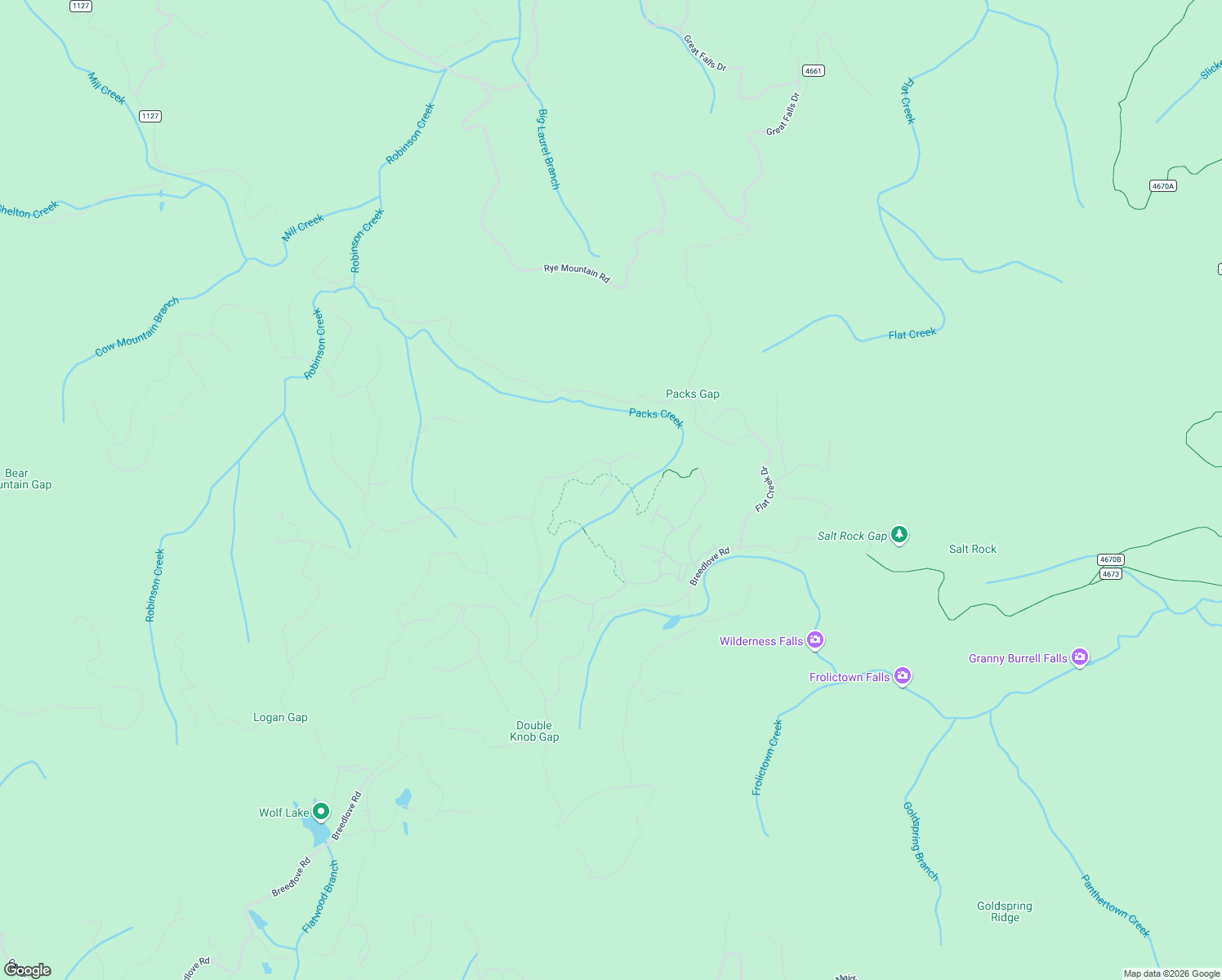 map of restaurants, bars, coffee shops, grocery stores, and more near 2965 Breedlove Road in Glenville