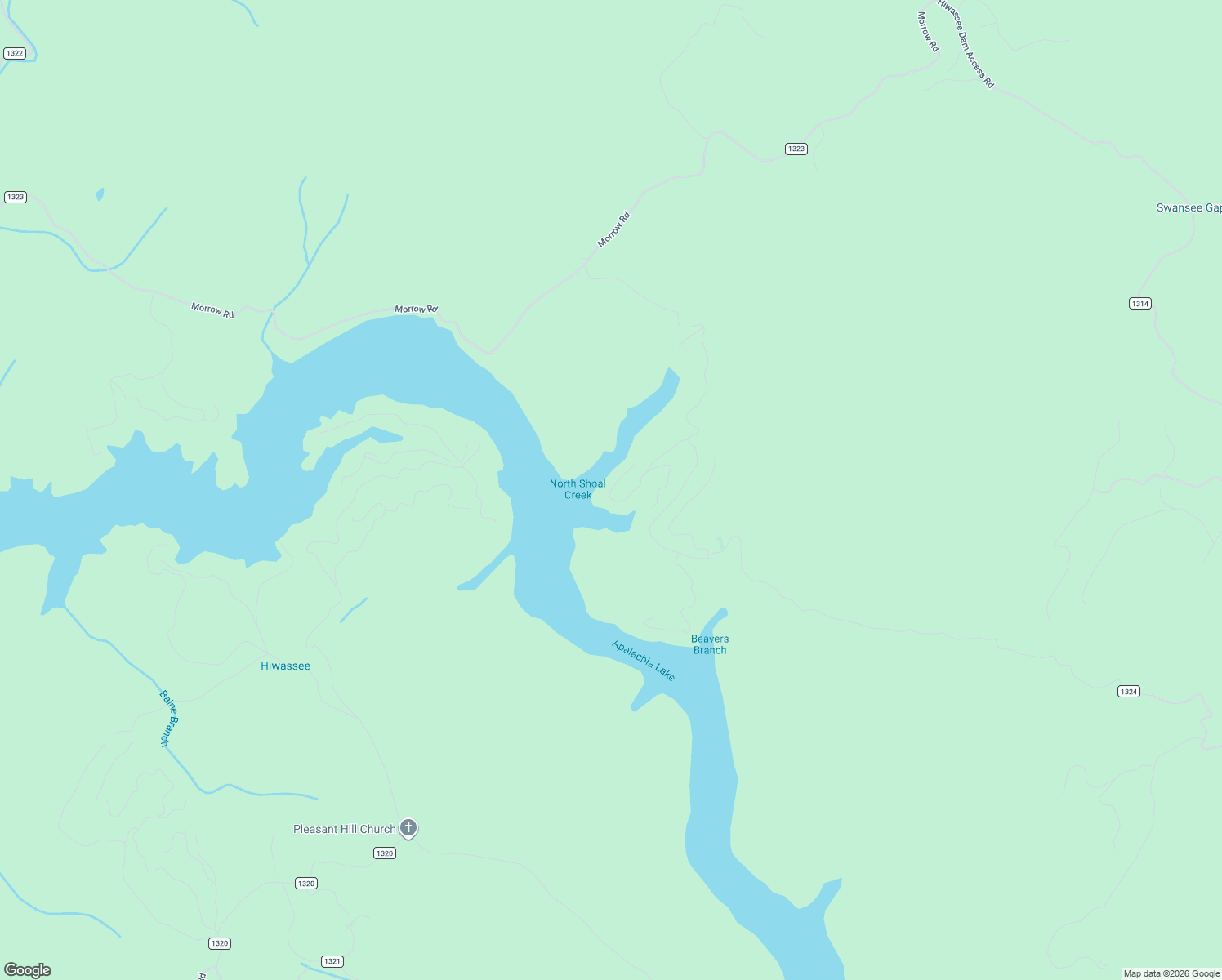 map of restaurants, bars, coffee shops, grocery stores, and more near 333 Idle Hour Lane in Murphy