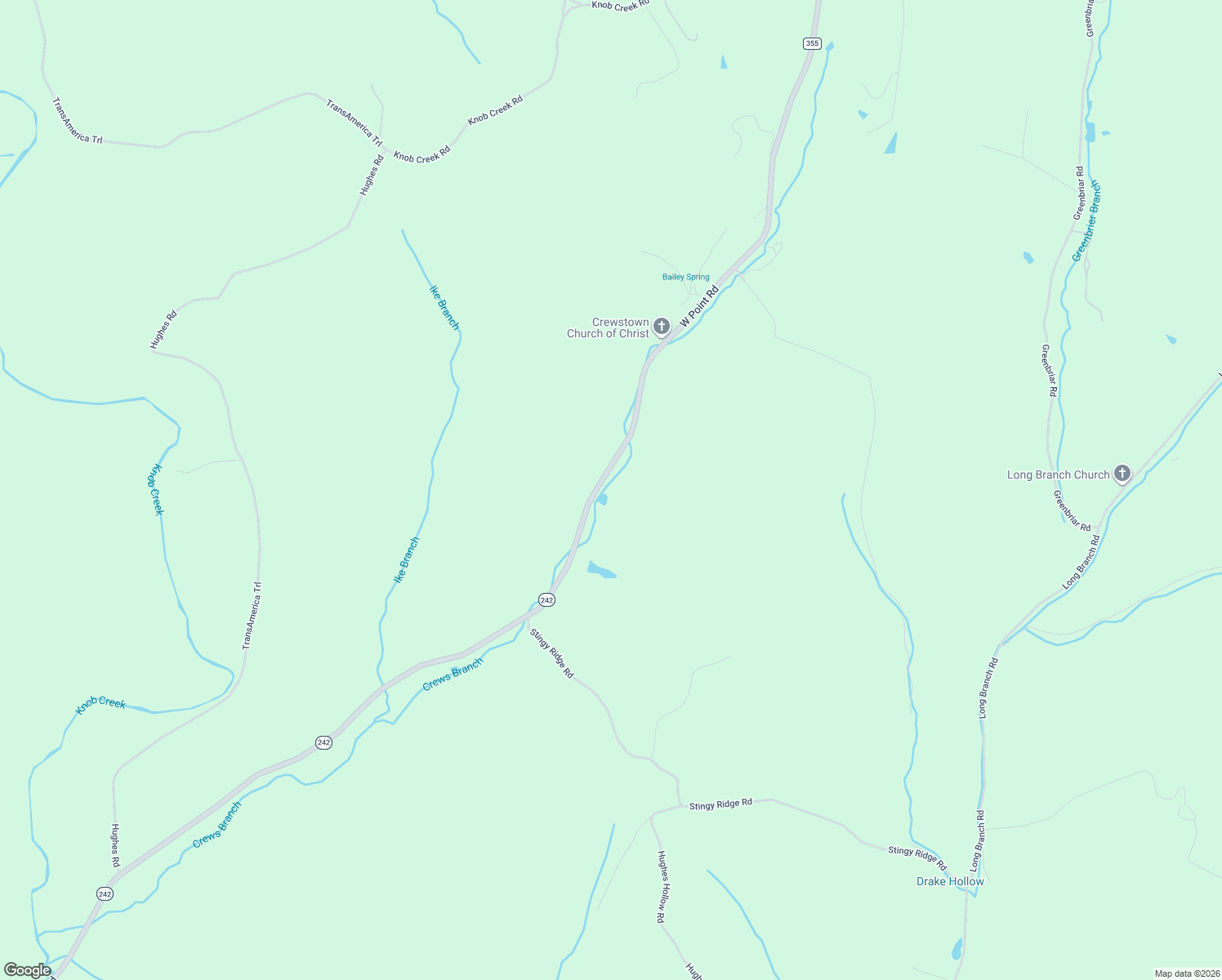 map of restaurants, bars, coffee shops, grocery stores, and more near 1374 West Point Road in Lawrenceburg