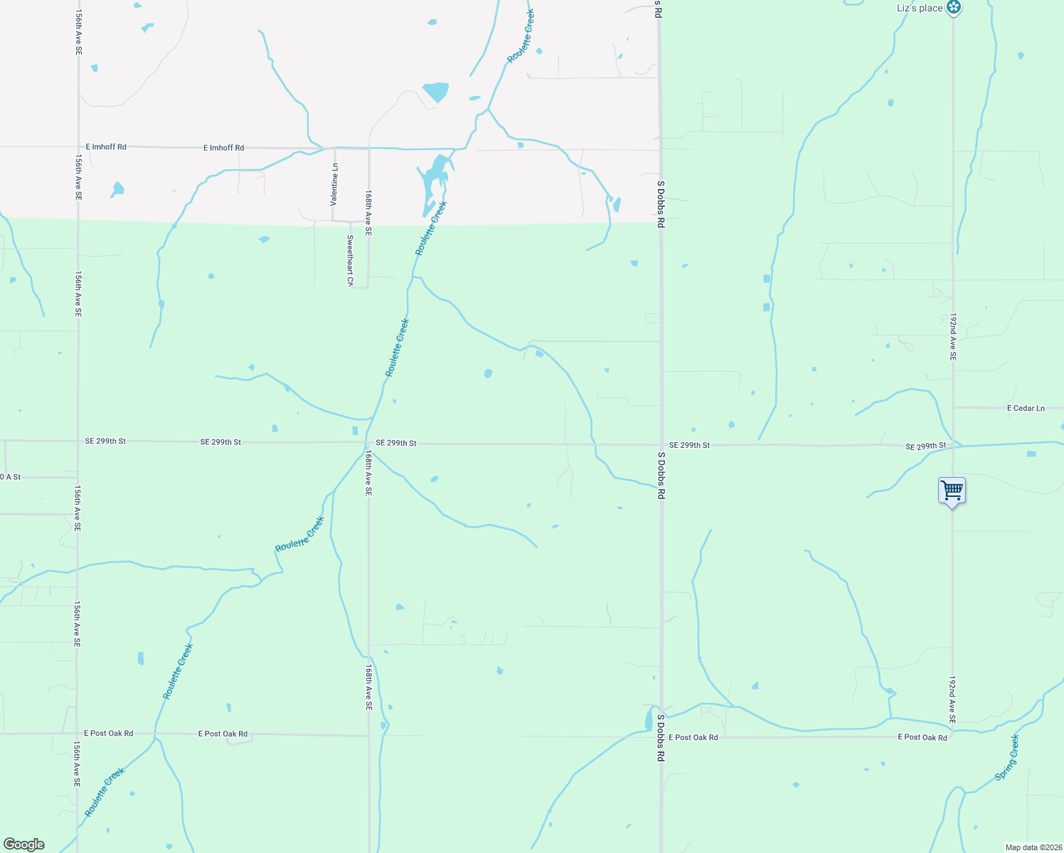 map of restaurants, bars, coffee shops, grocery stores, and more near 17701 East Cedar Lane Road in Norman