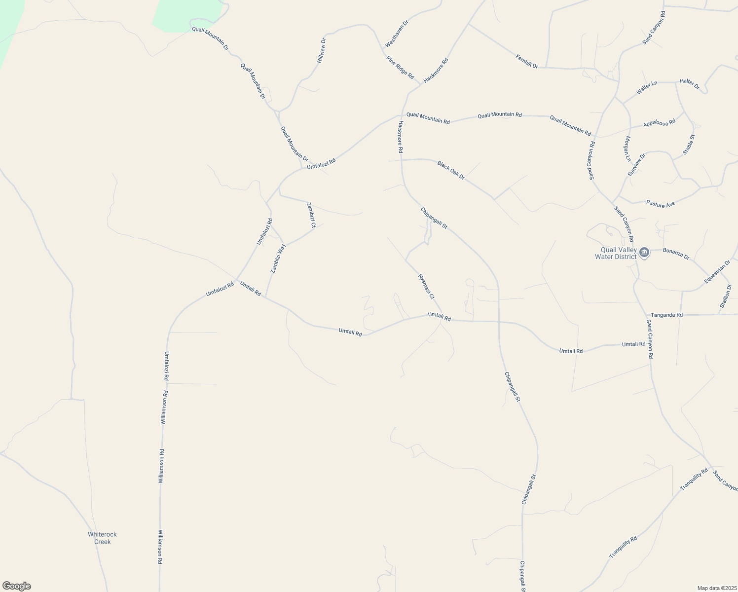 map of restaurants, bars, coffee shops, grocery stores, and more near Umtali Road in Kern County