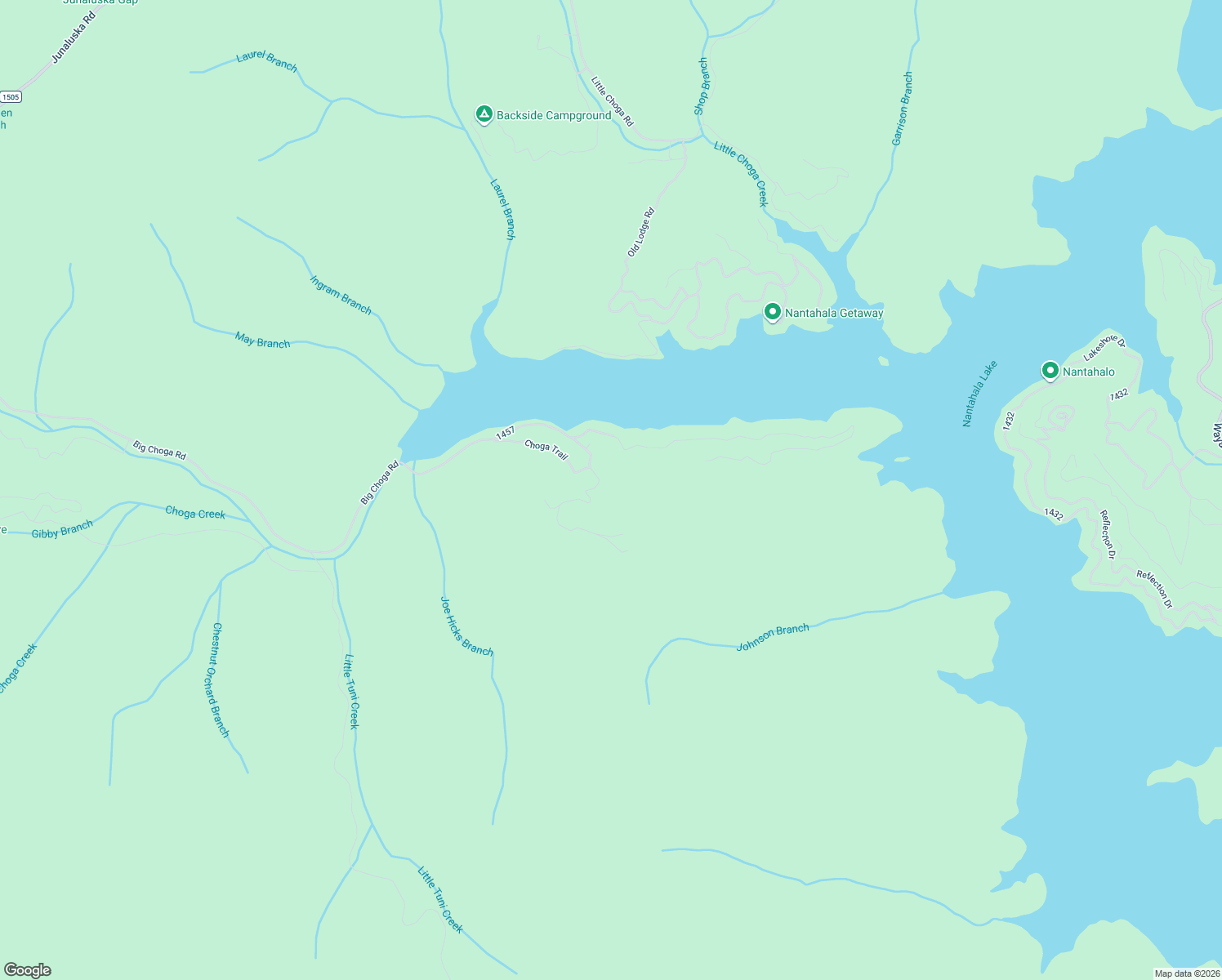 map of restaurants, bars, coffee shops, grocery stores, and more near 234 Highlander Road in Topton