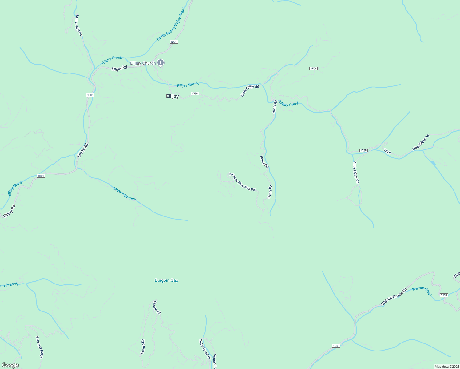 map of restaurants, bars, coffee shops, grocery stores, and more near Cherokee Drive in Macon County
