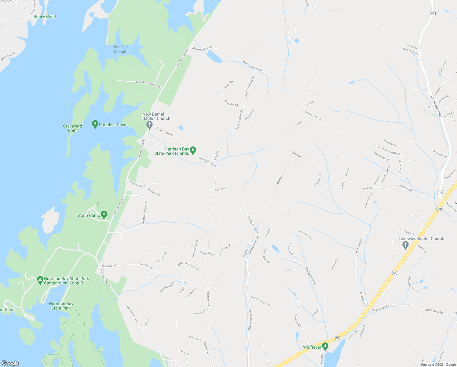 map of restaurants, bars, coffee shops, grocery stores, and more near 9089 Dark Pond Ln in Harrison