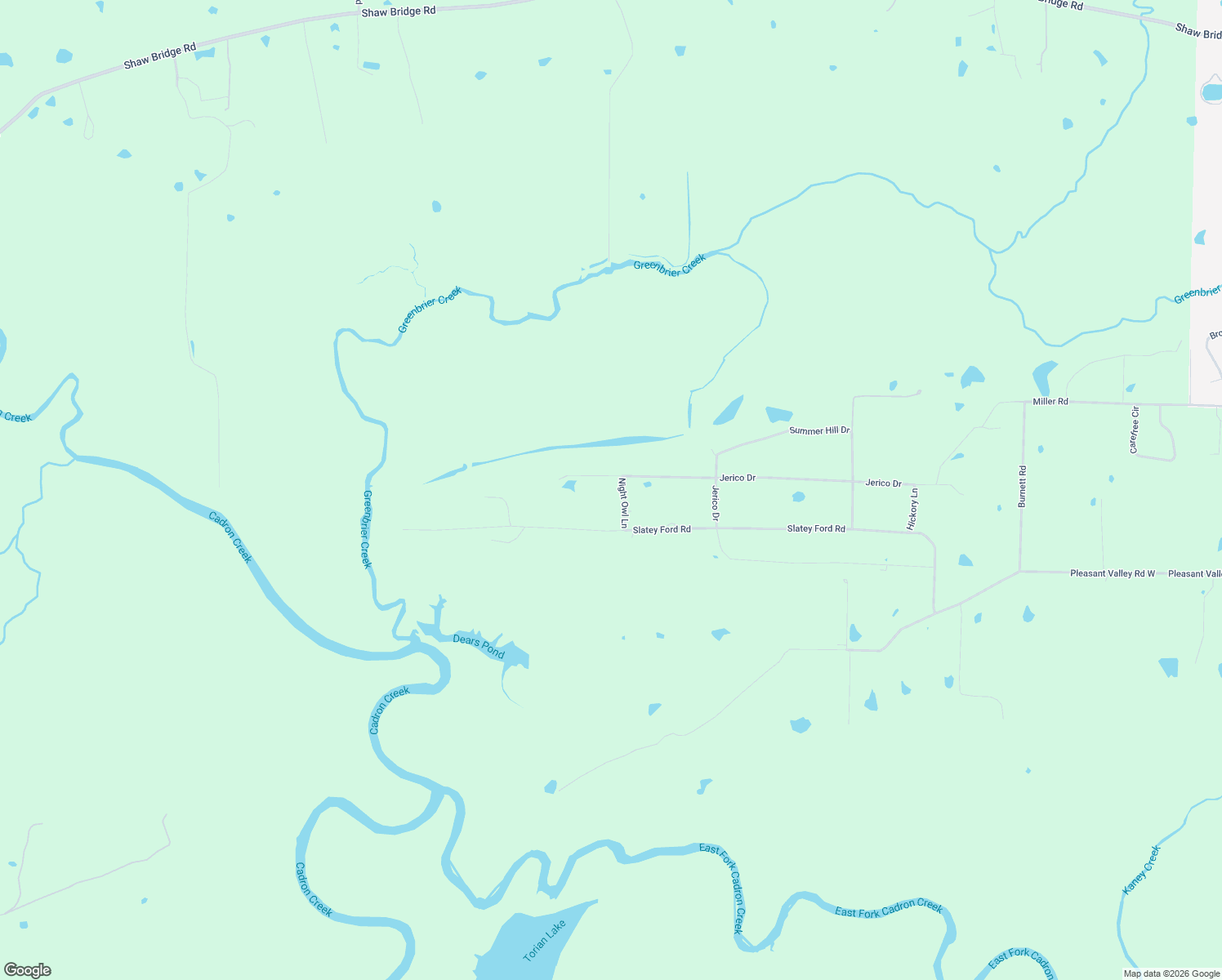 map of restaurants, bars, coffee shops, grocery stores, and more near 7 Night Owl Lane in Greenbrier