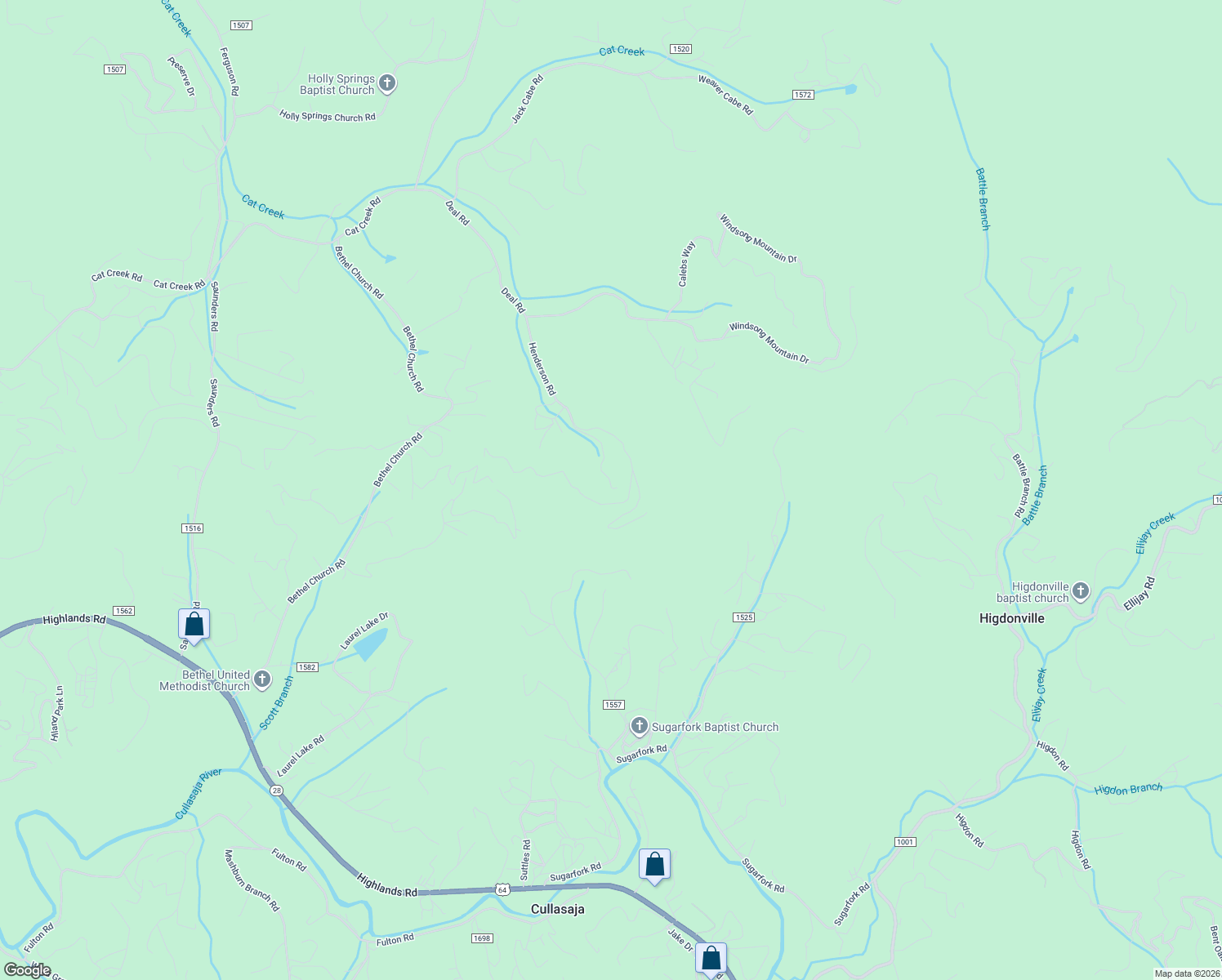 map of restaurants, bars, coffee shops, grocery stores, and more near 207 Wald Haus Way in Franklin