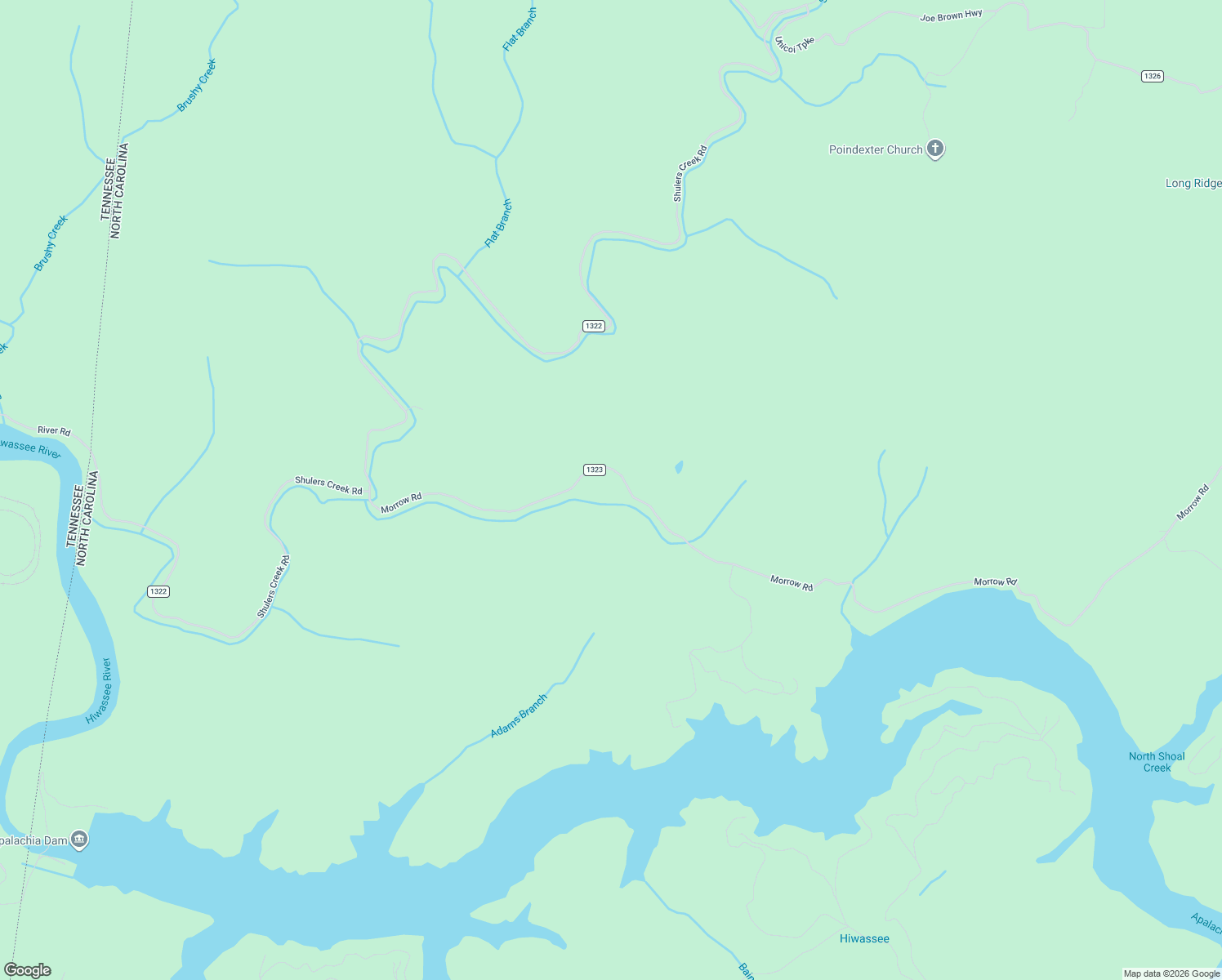 map of restaurants, bars, coffee shops, grocery stores, and more near 3207 Morrow Road in Murphy
