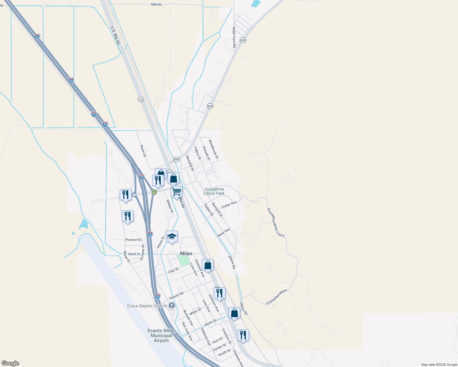 map of restaurants, bars, coffee shops, grocery stores, and more near 509 Haystack Place in Milan