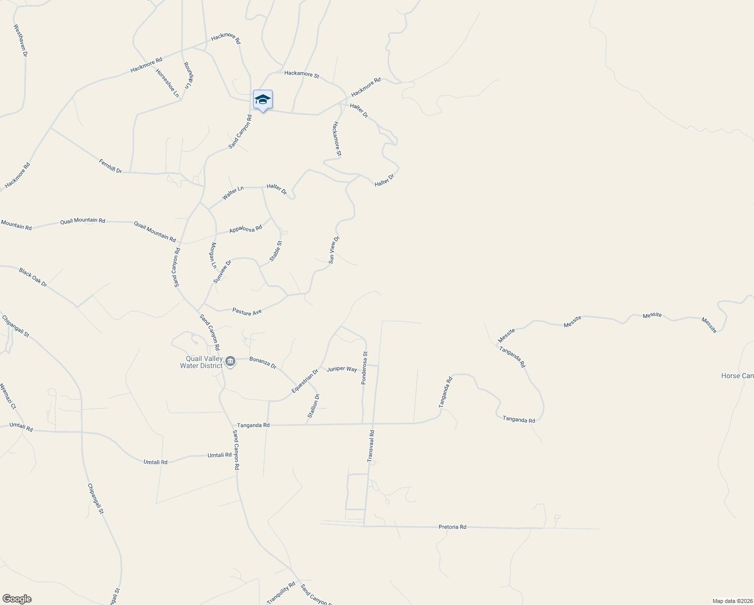 map of restaurants, bars, coffee shops, grocery stores, and more near 25104 Equestrian Drive in Tehachapi