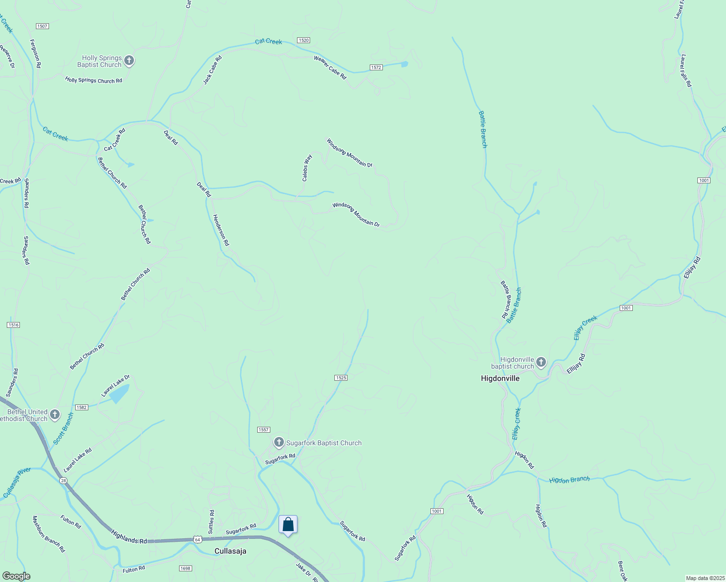 map of restaurants, bars, coffee shops, grocery stores, and more near Harvest Cove Road in Franklin