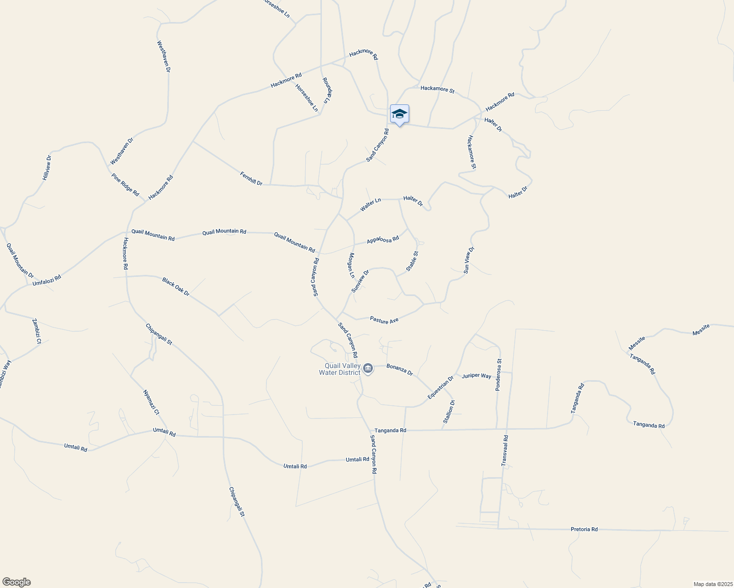 map of restaurants, bars, coffee shops, grocery stores, and more near 25008 Sunview Drive in Tehachapi
