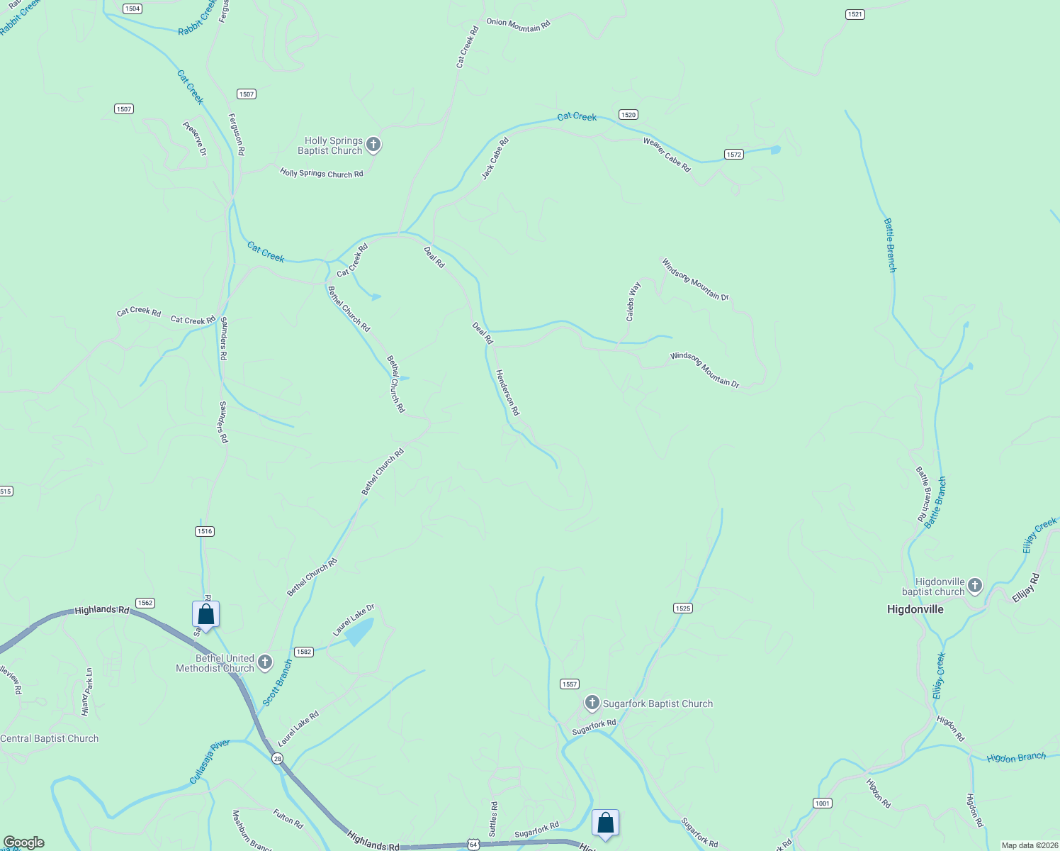 map of restaurants, bars, coffee shops, grocery stores, and more near 922 Henderson Road in Franklin