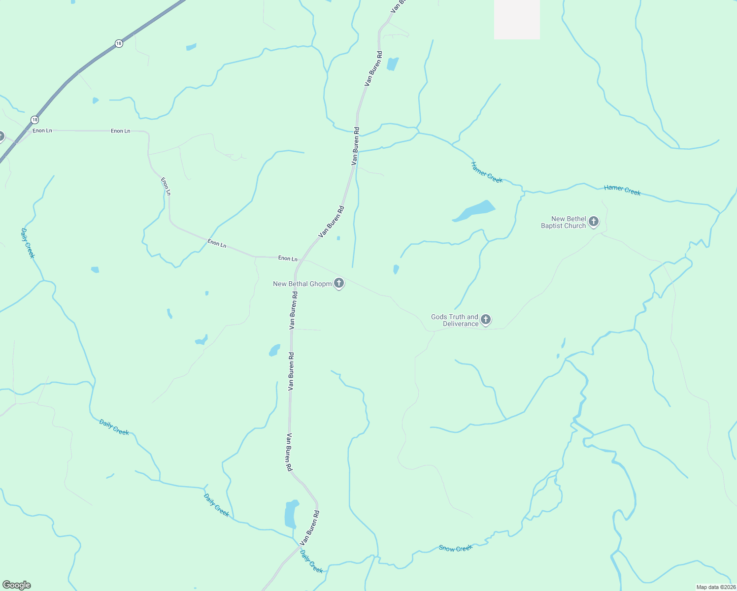 map of restaurants, bars, coffee shops, grocery stores, and more near 2180 Enon Lane in Bolivar