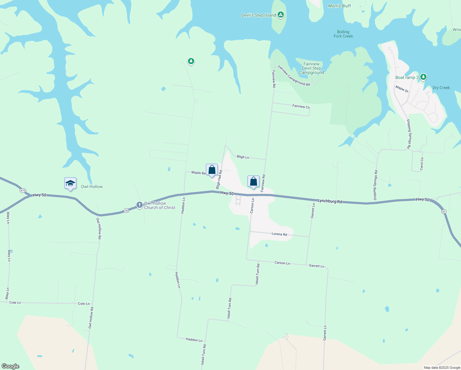 map of restaurants, bars, coffee shops, grocery stores, and more near 3650 Lynchburg Rd in Winchester