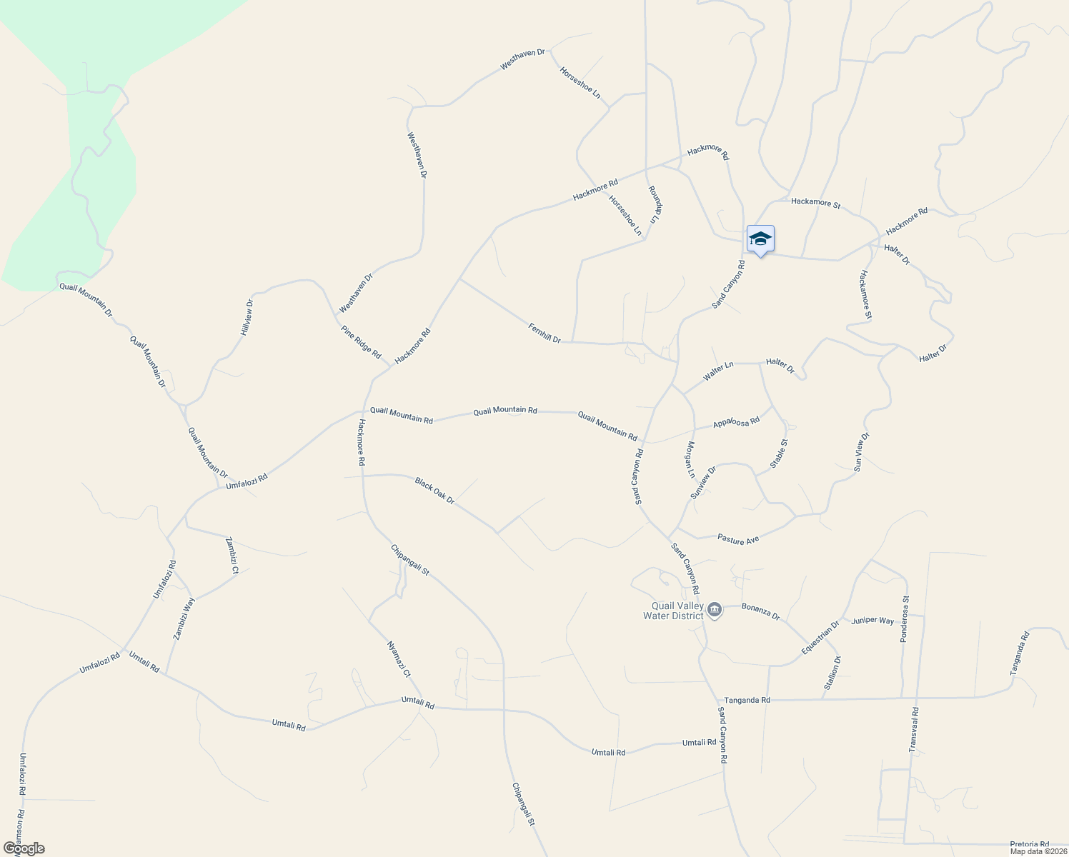 map of restaurants, bars, coffee shops, grocery stores, and more near 12256 Quail Mountain Road in Tehachapi