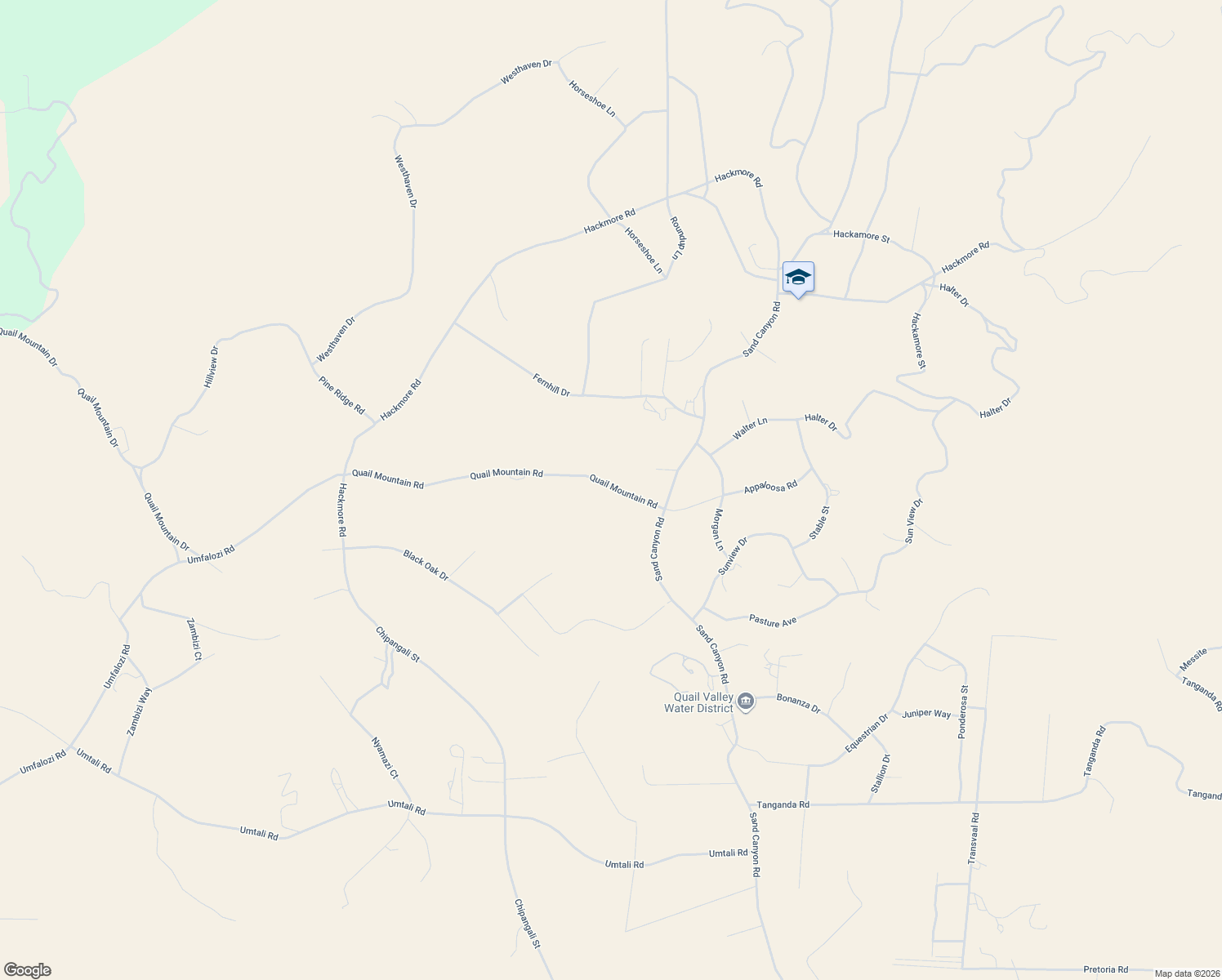 map of restaurants, bars, coffee shops, grocery stores, and more near 12256 Quail Mountain Road in Tehachapi