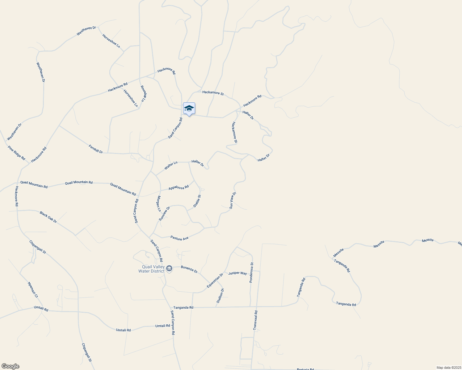 map of restaurants, bars, coffee shops, grocery stores, and more near 25405 Sun View Drive in Tehachapi