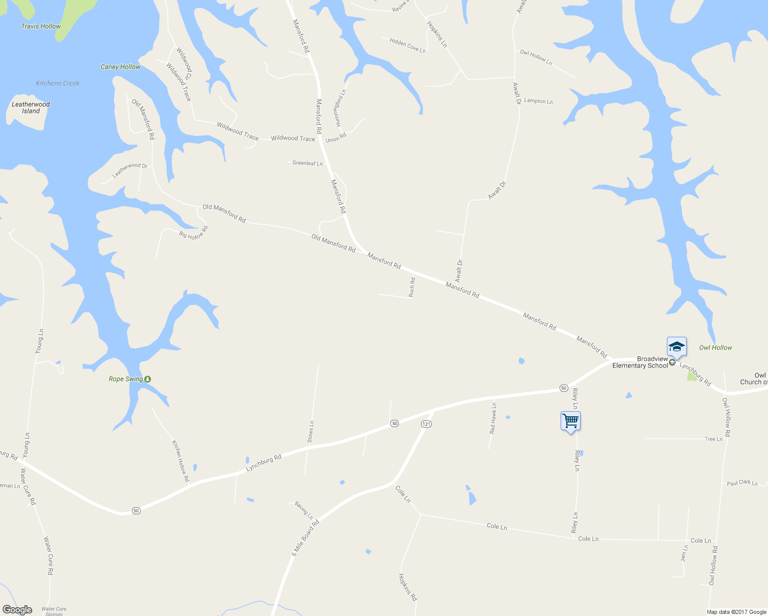 map of restaurants, bars, coffee shops, grocery stores, and more near 193 Ruch Road in Winchester
