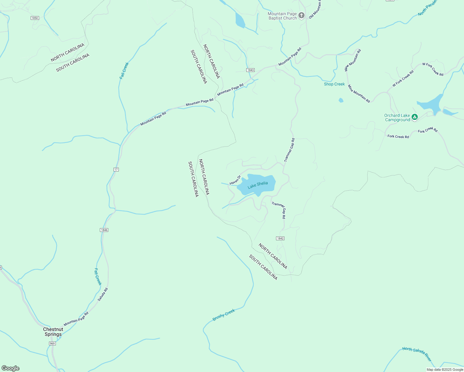 map of restaurants, bars, coffee shops, grocery stores, and more near 460 Haven Drive in Saluda