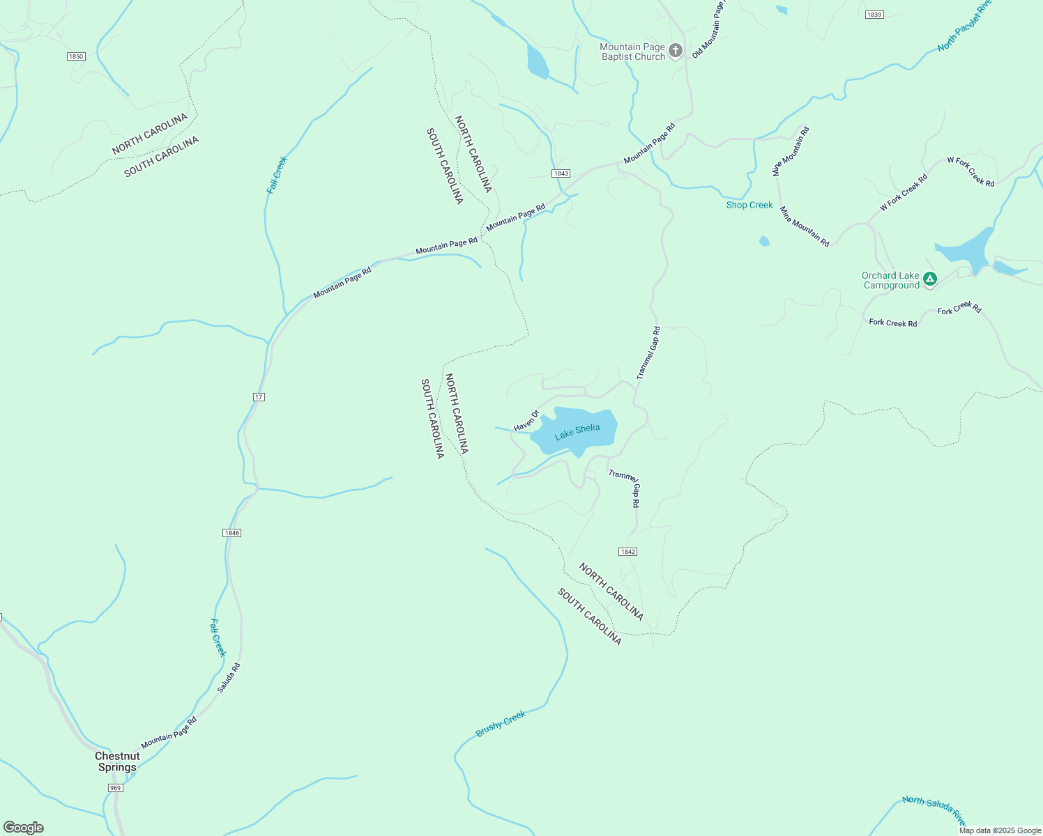 map of restaurants, bars, coffee shops, grocery stores, and more near 460 Haven Drive in Saluda