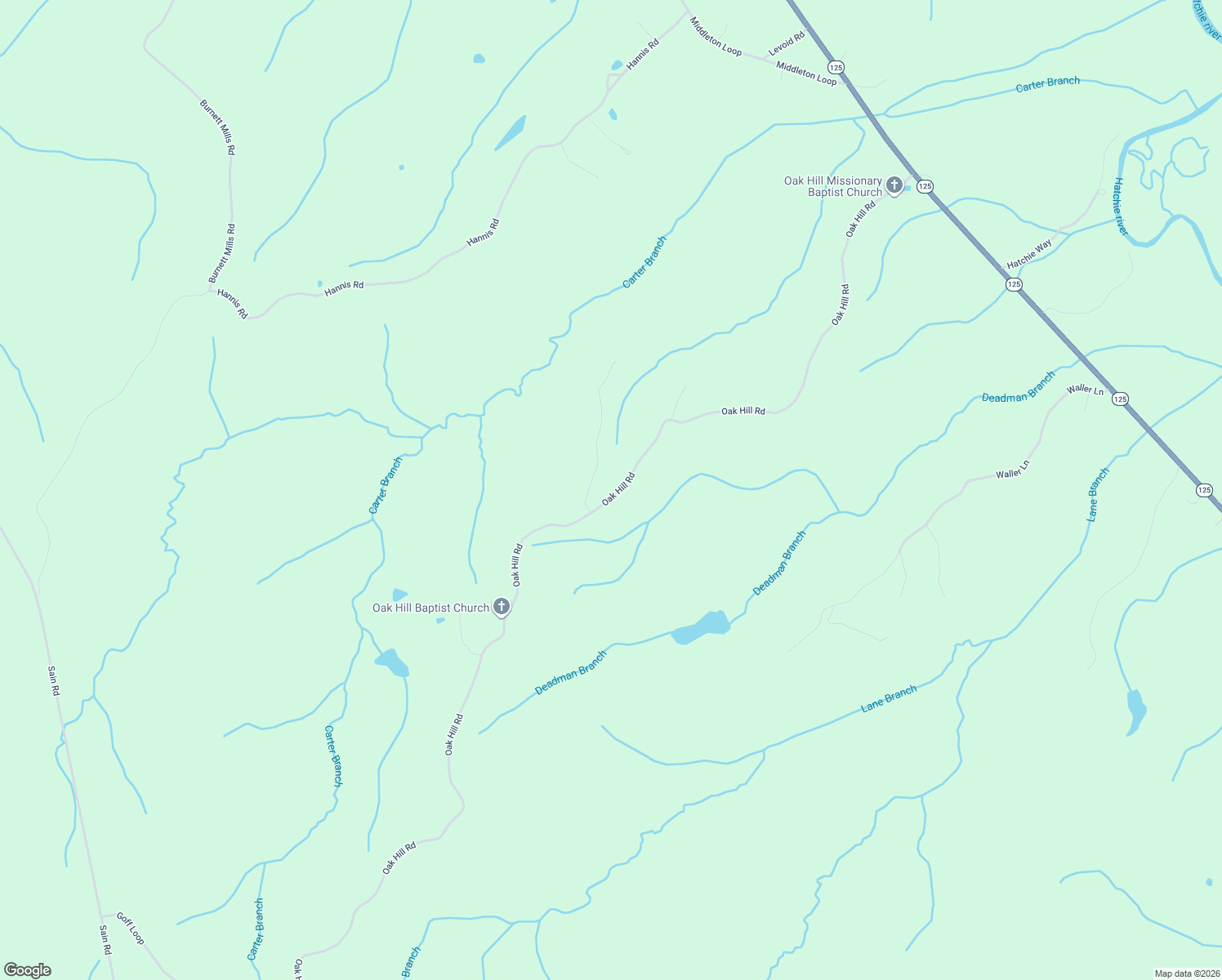 map of restaurants, bars, coffee shops, grocery stores, and more near 1460 Oak Hill Rd in Bolivar