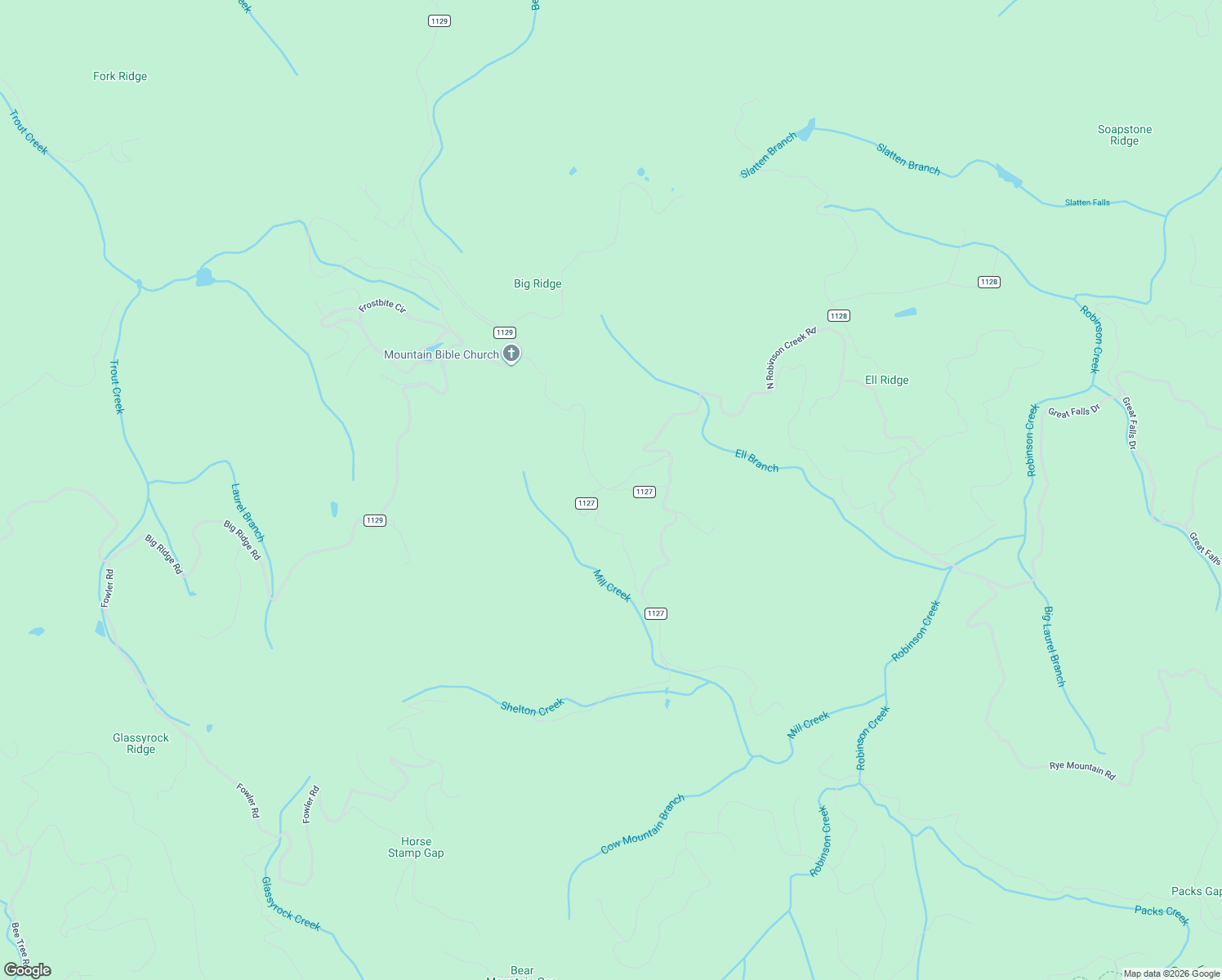 map of restaurants, bars, coffee shops, grocery stores, and more near 130 North Robinson Creek Road in Glenville