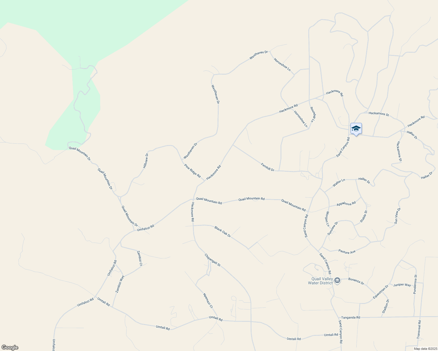 map of restaurants, bars, coffee shops, grocery stores, and more near 25744 Chipangali Street in Tehachapi