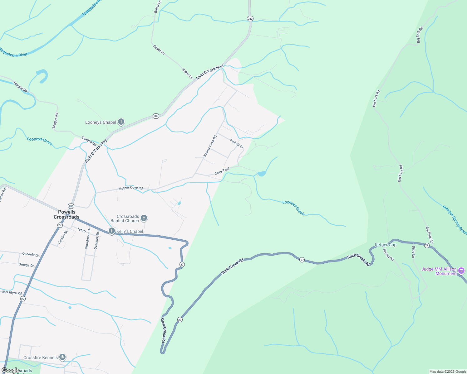 map of restaurants, bars, coffee shops, grocery stores, and more near 434 Valley Brook Trail in Whitwell